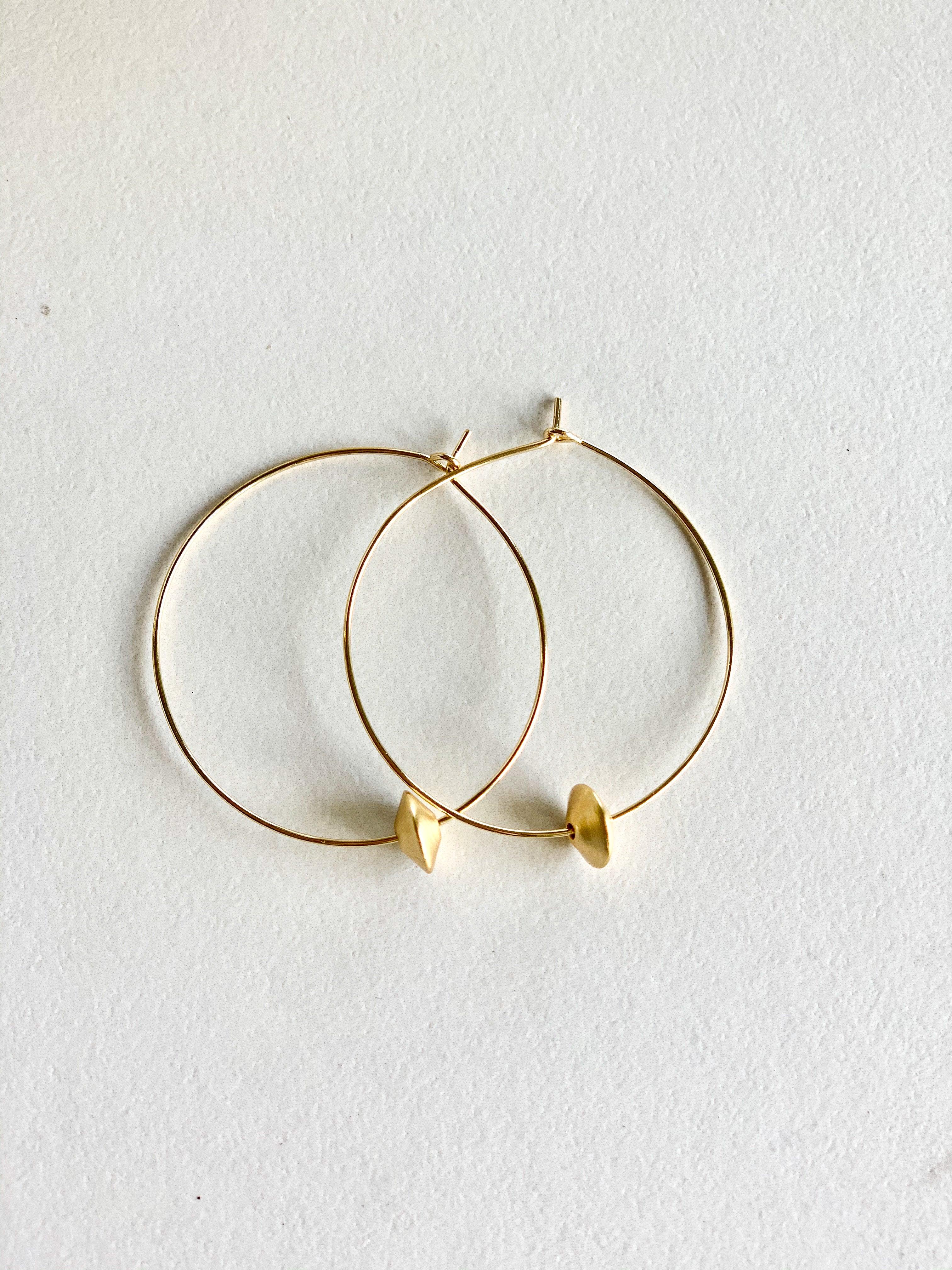 HARLOW Bead Hoop Earring - Nashelle