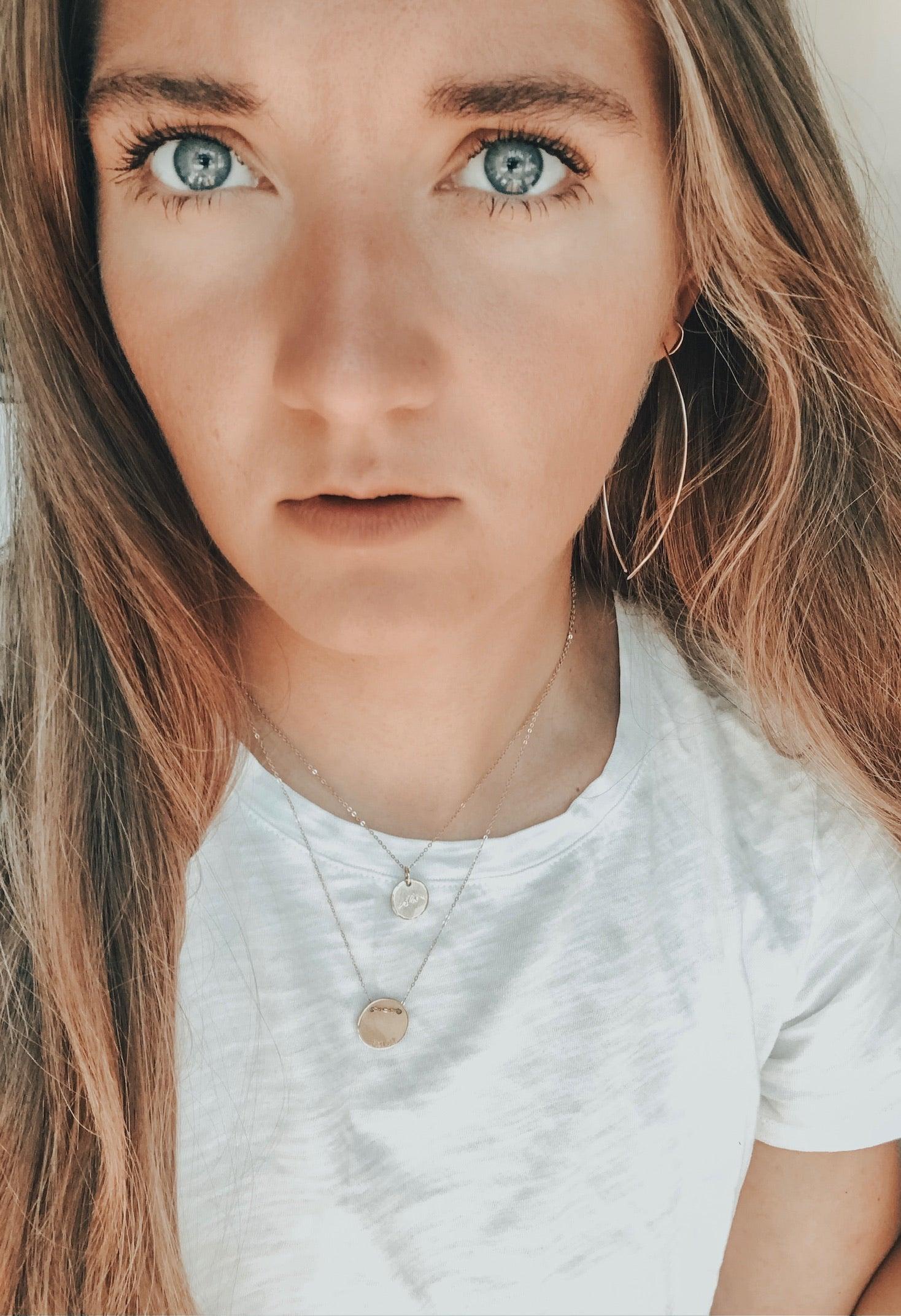 Arc Slide Thru Earrings - Nashelle