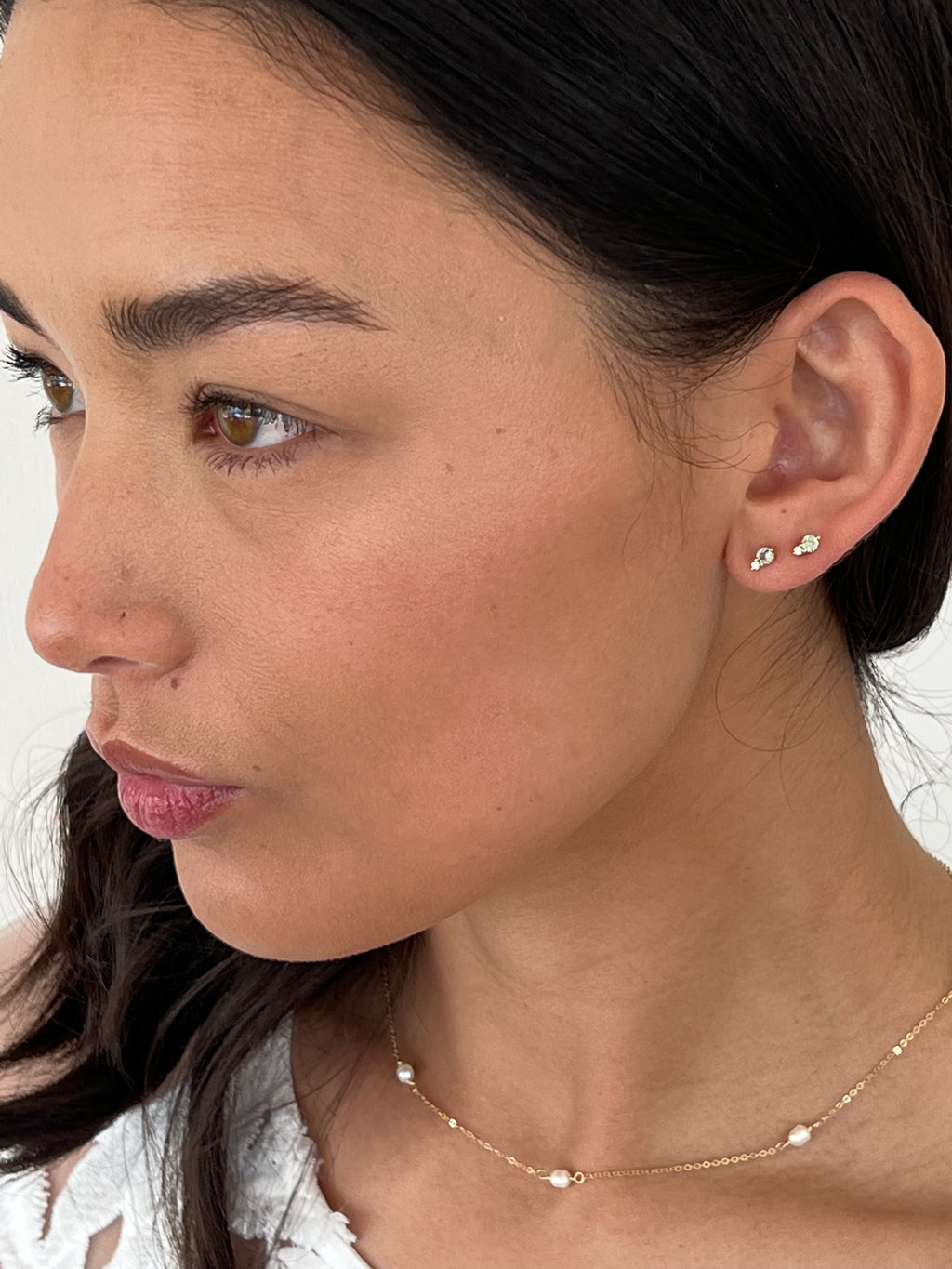 Diamond & Sapphire Studs - Nashelle