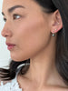 Three Diamond & Tahitian Pearl Earrings - Nashelle