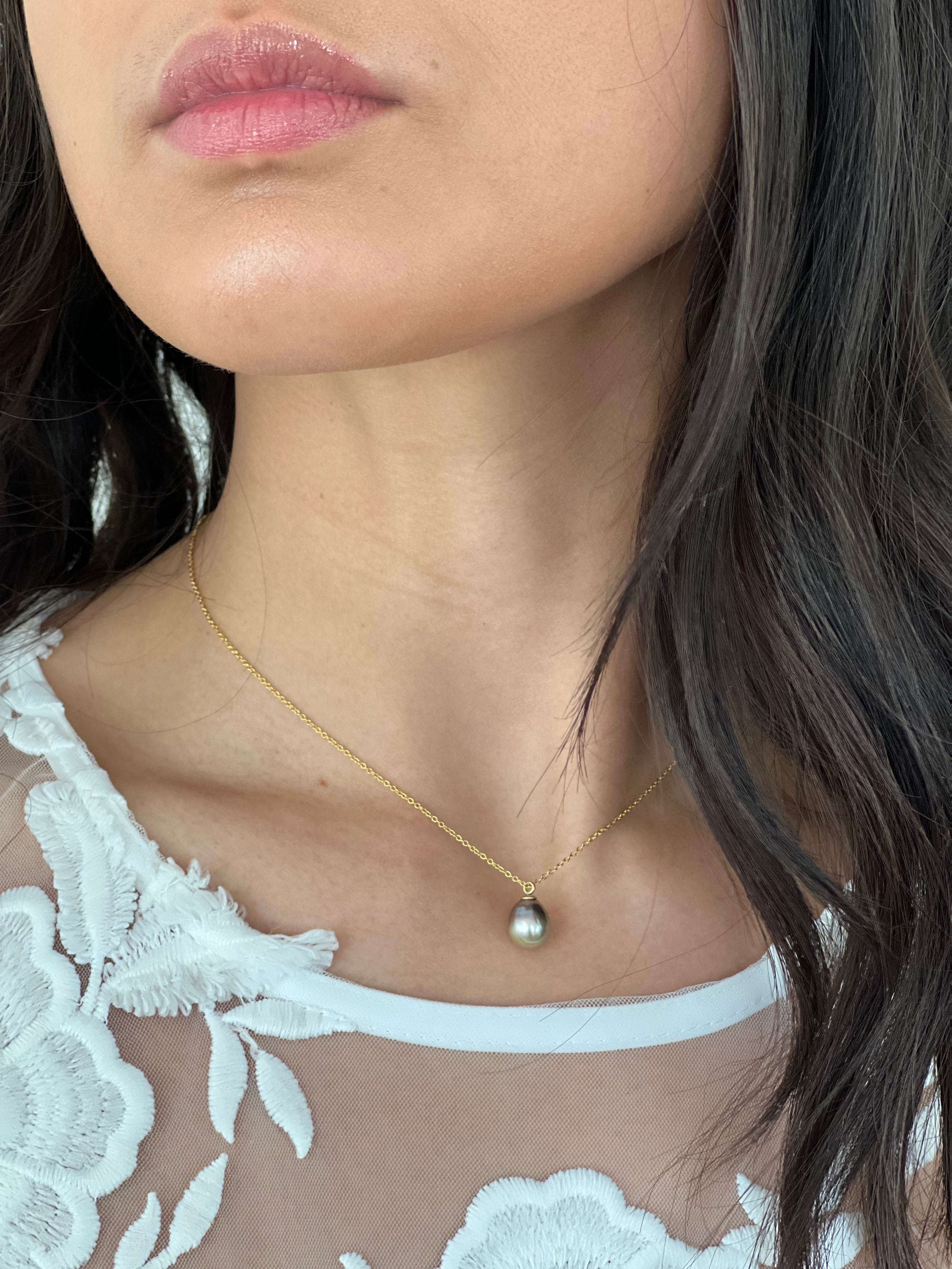 Tahitian Pearl Necklace - Nashelle