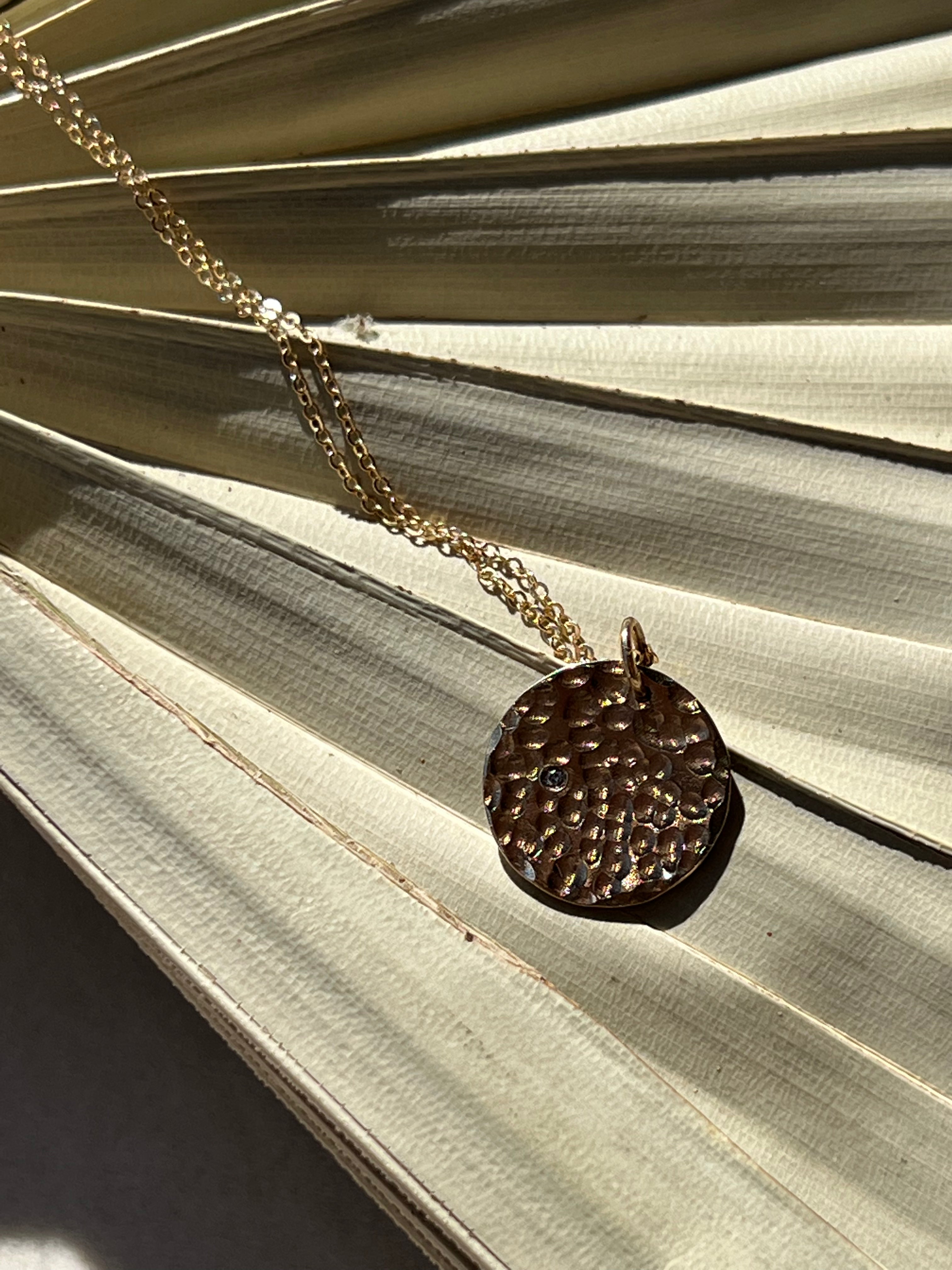 Diamond Moon Necklace - Nashelle