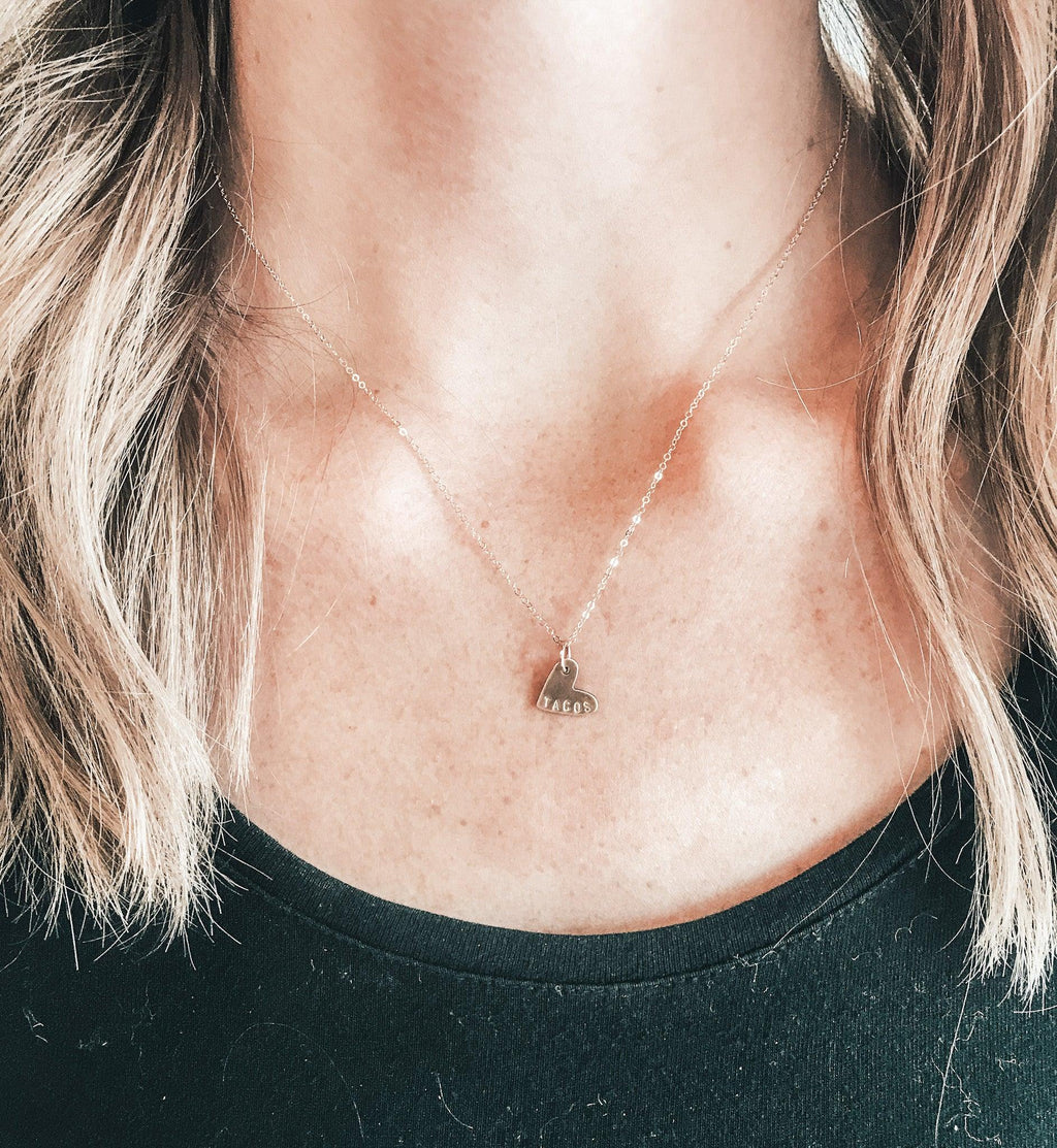 Heart Charm Necklace - Nashelle