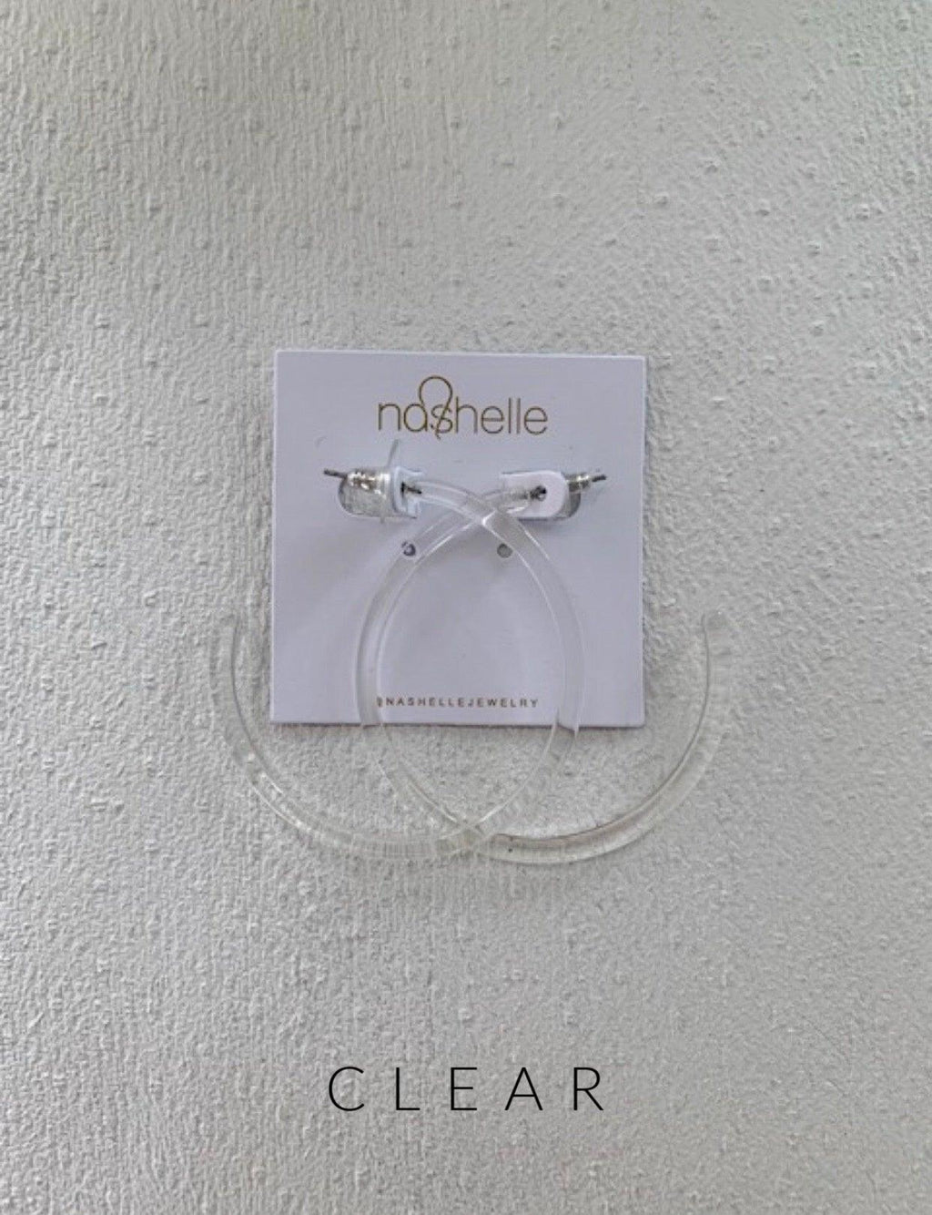 Harlow Resin Thin Hoop - Nashelle