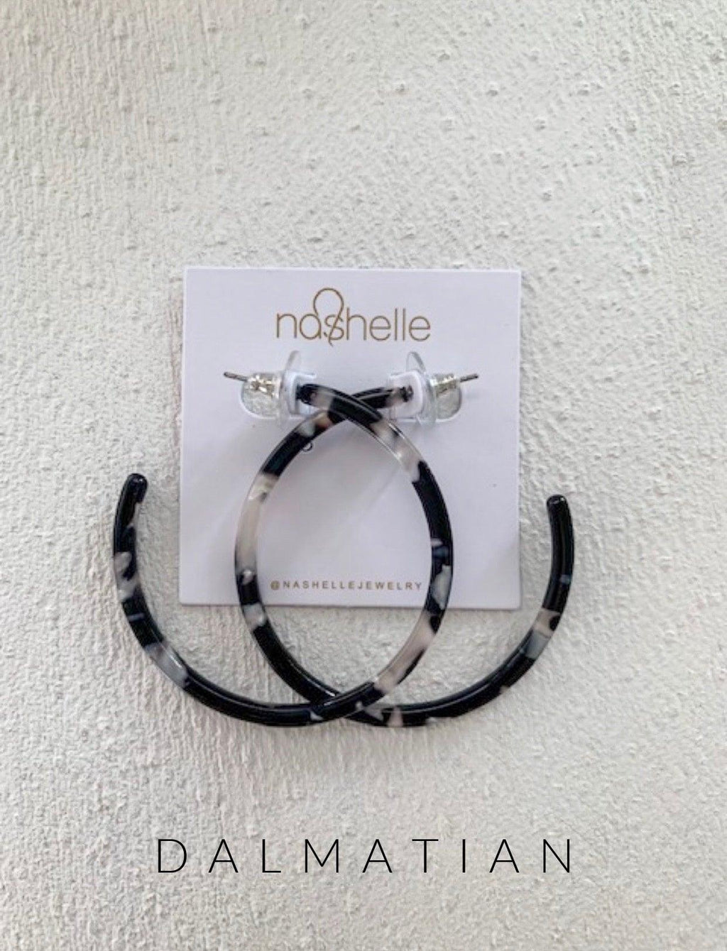 Harlow Resin Thin Hoop - Nashelle