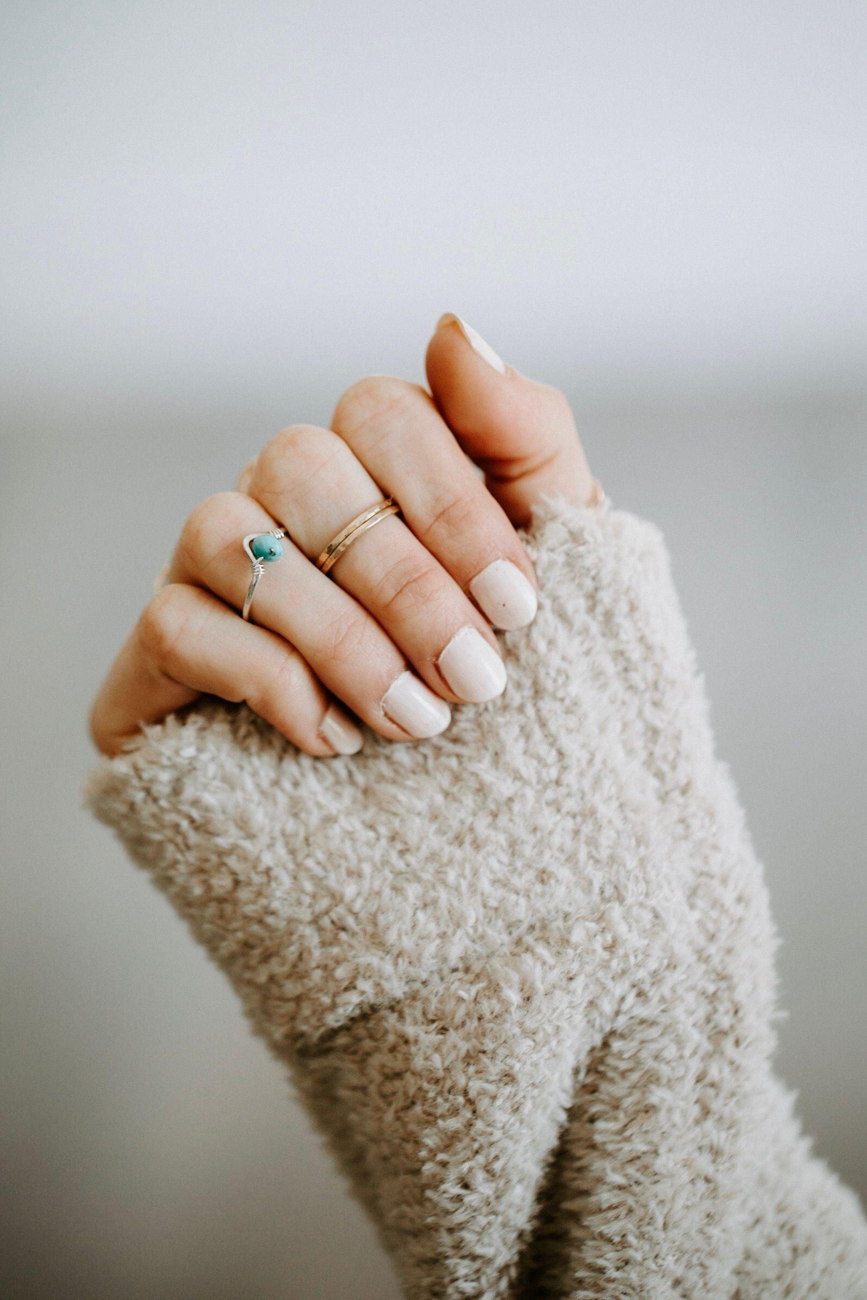 Stone Triangle Ring - Nashelle