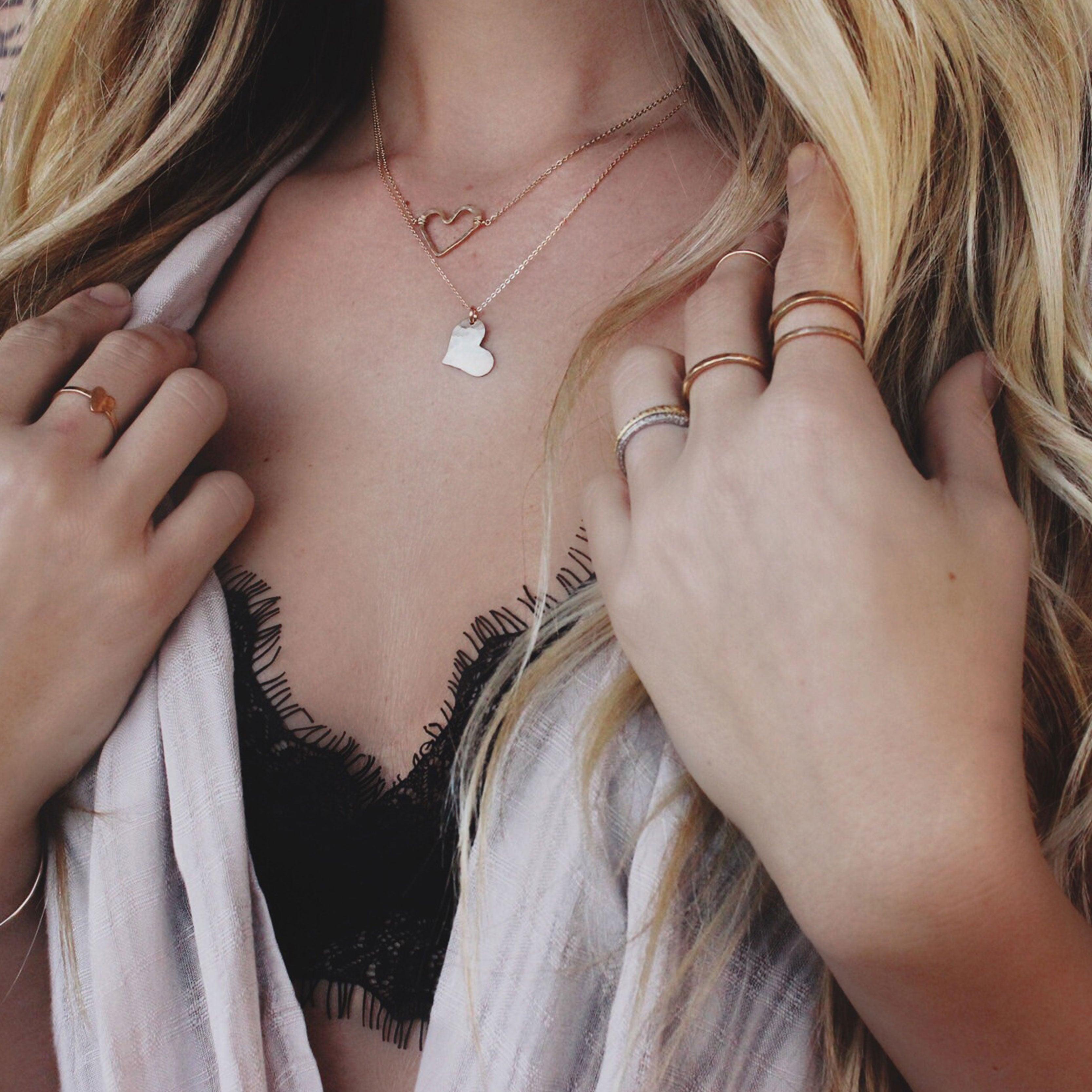 Open Heart Necklace - Nashelle