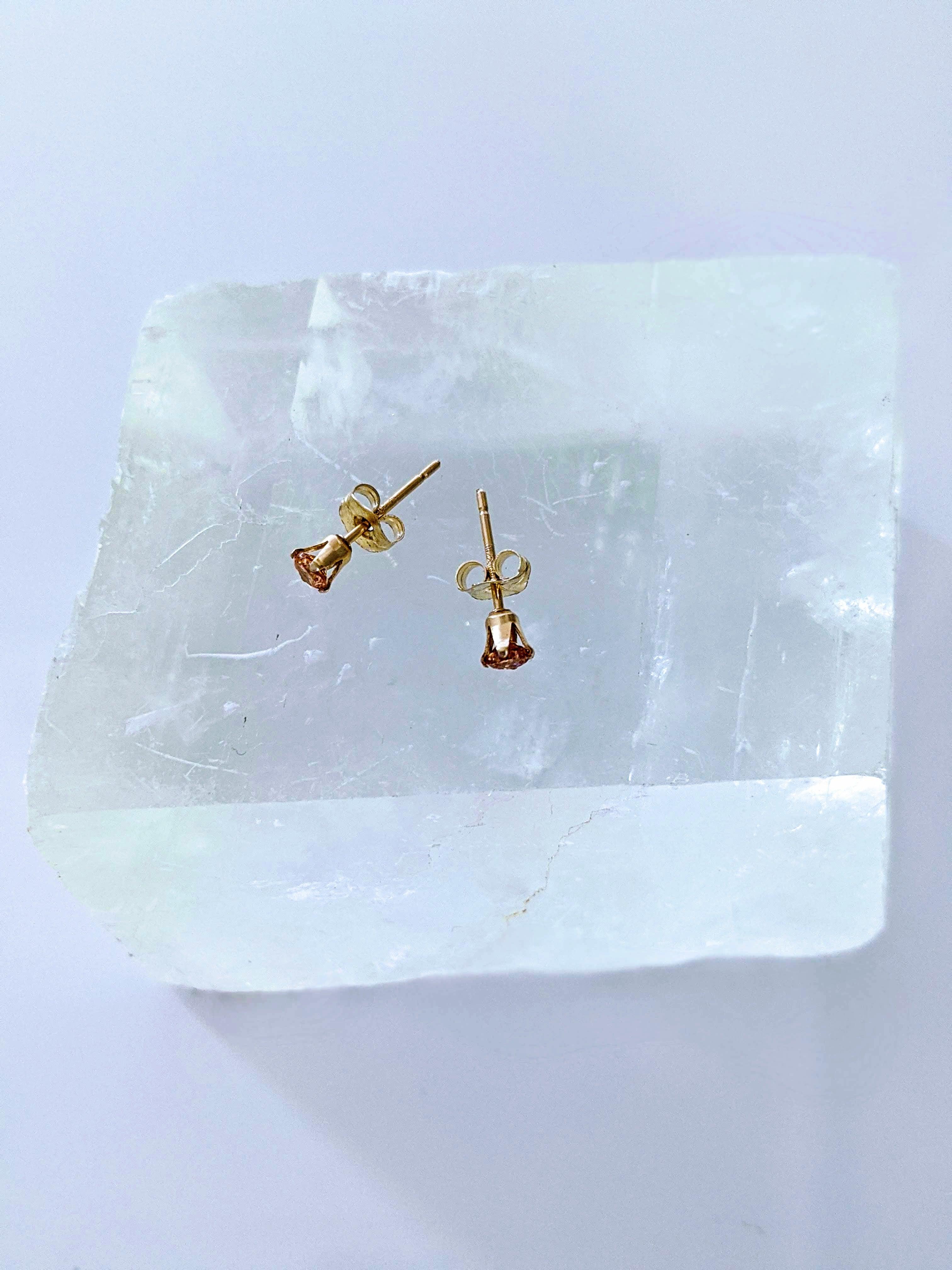 Muse Champagne Studs - Nashelle