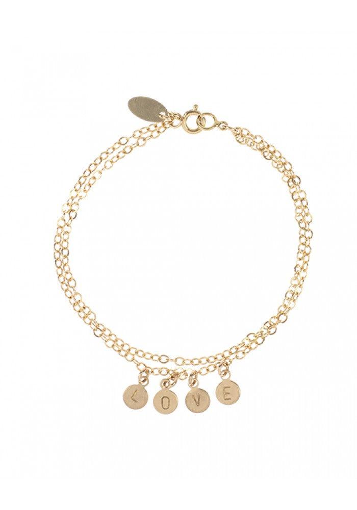 Tiny Coin Charm Bracelet - Nashelle