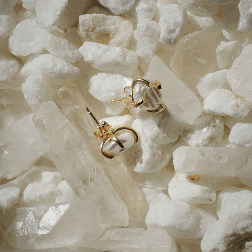 Pearl Gem Studs - Nashelle