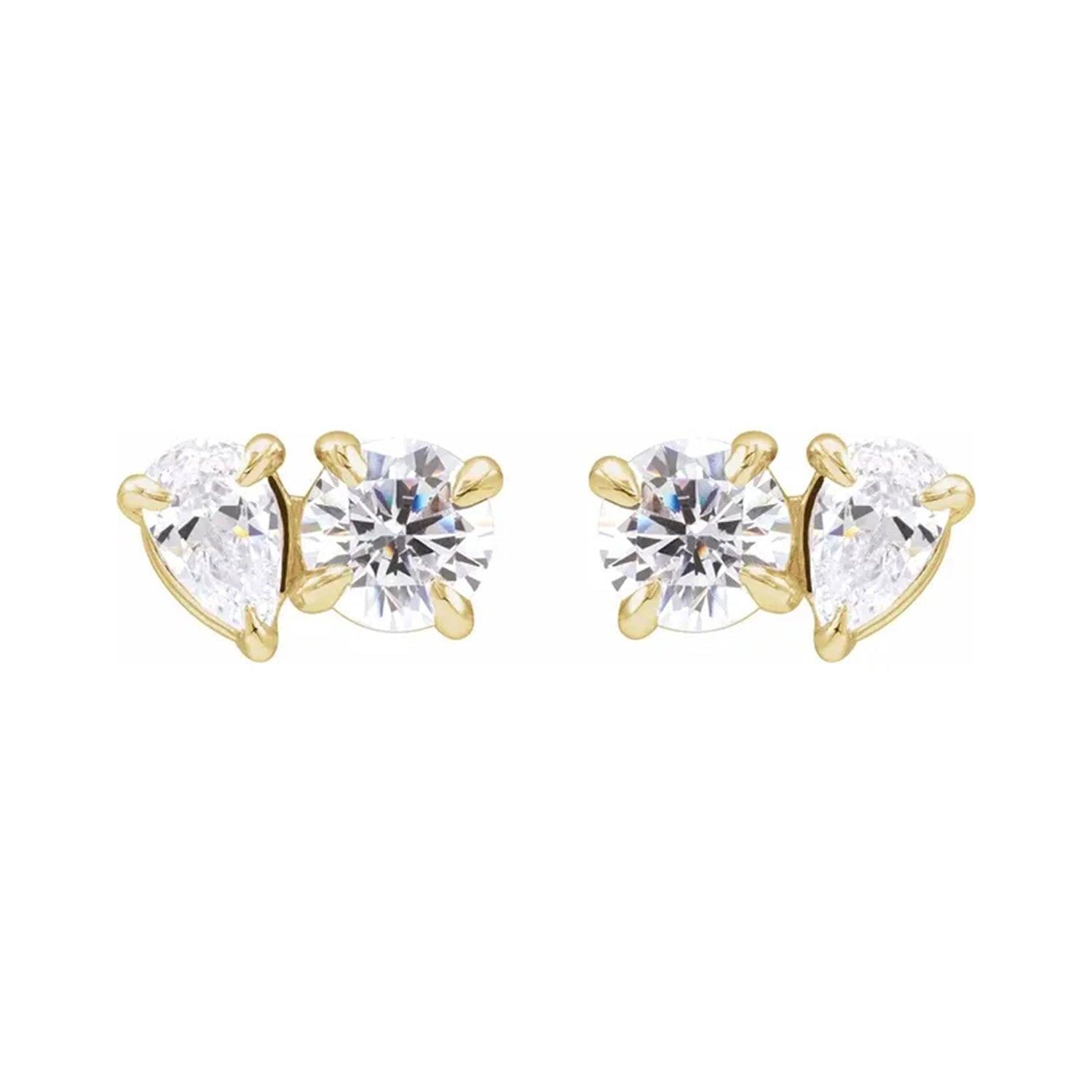 Cluster Diamond Studs - Nashelle