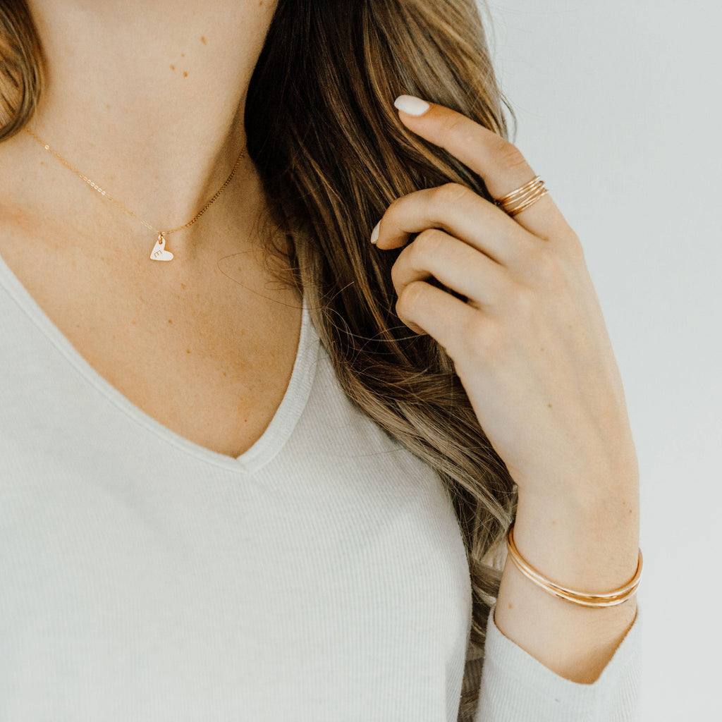 Heart Charm Necklace - Nashelle