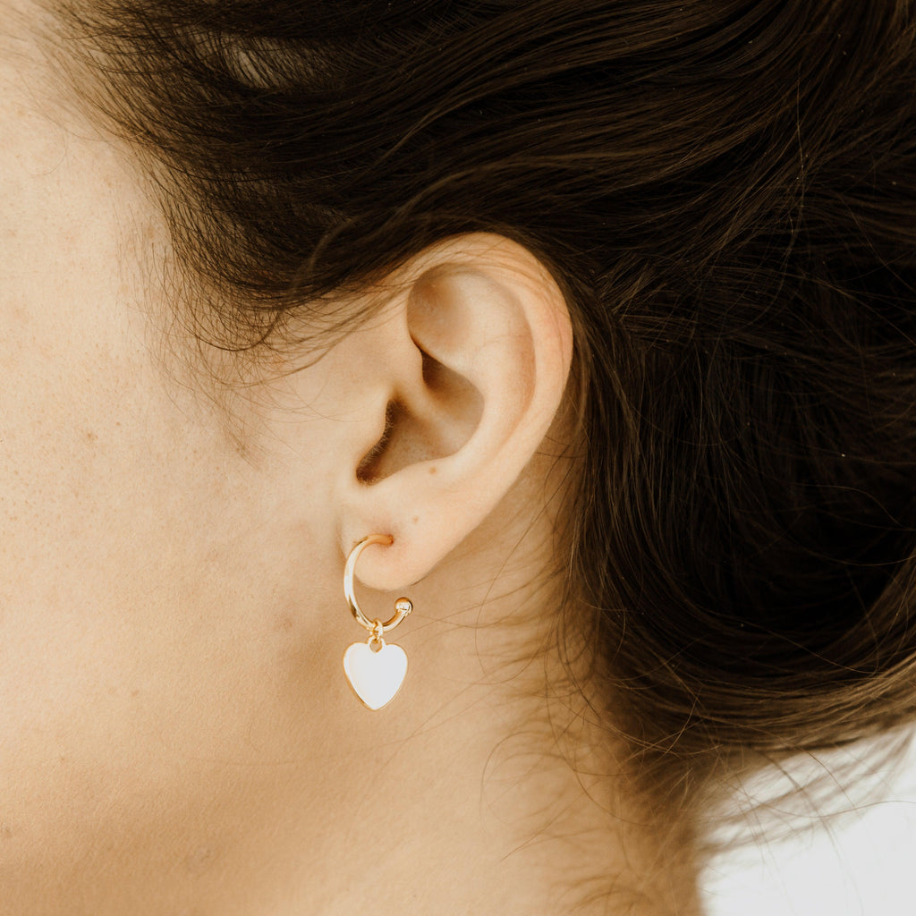 HARLOW Drop Heart Earrings - Nashelle