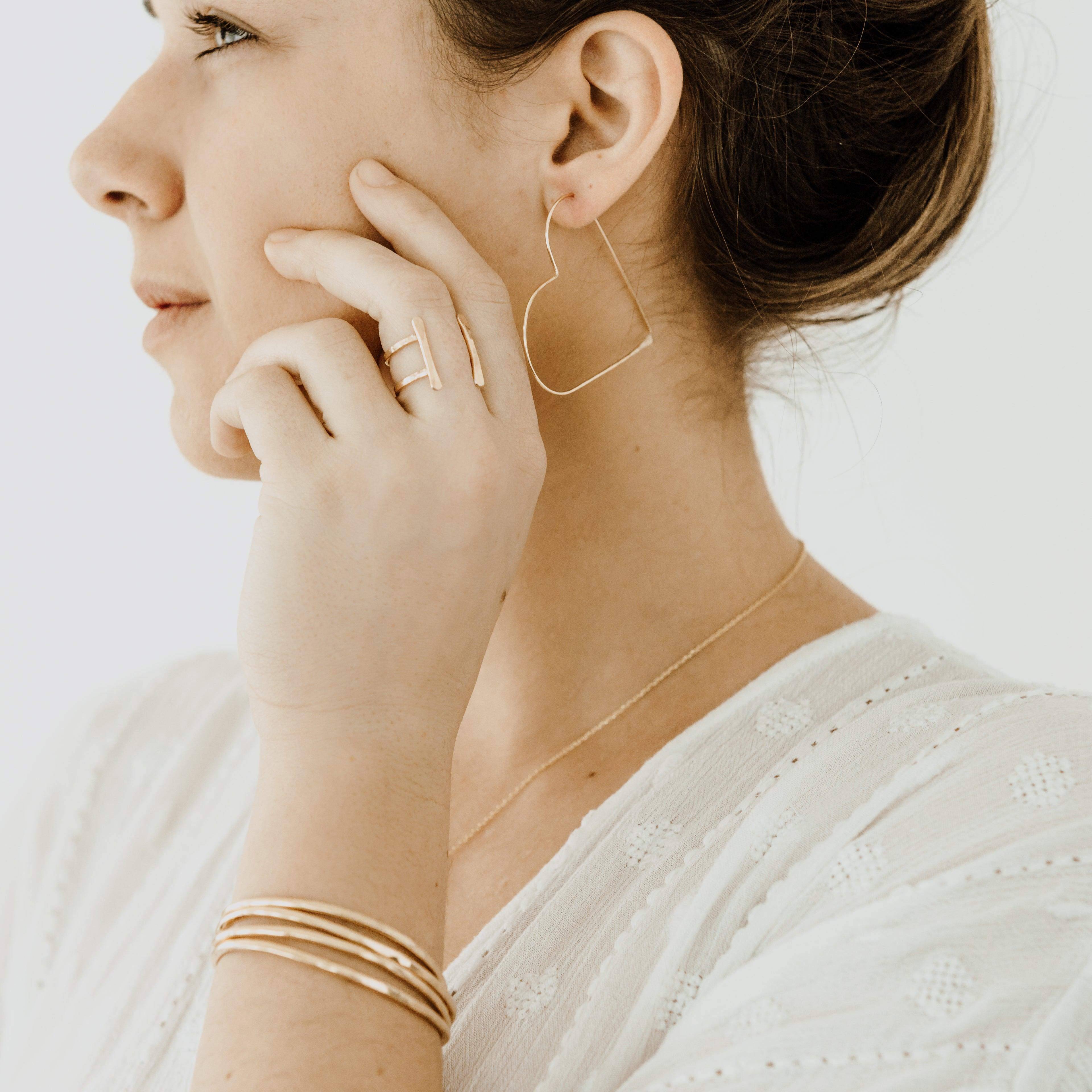 Lucky Heart Earrings - Nashelle