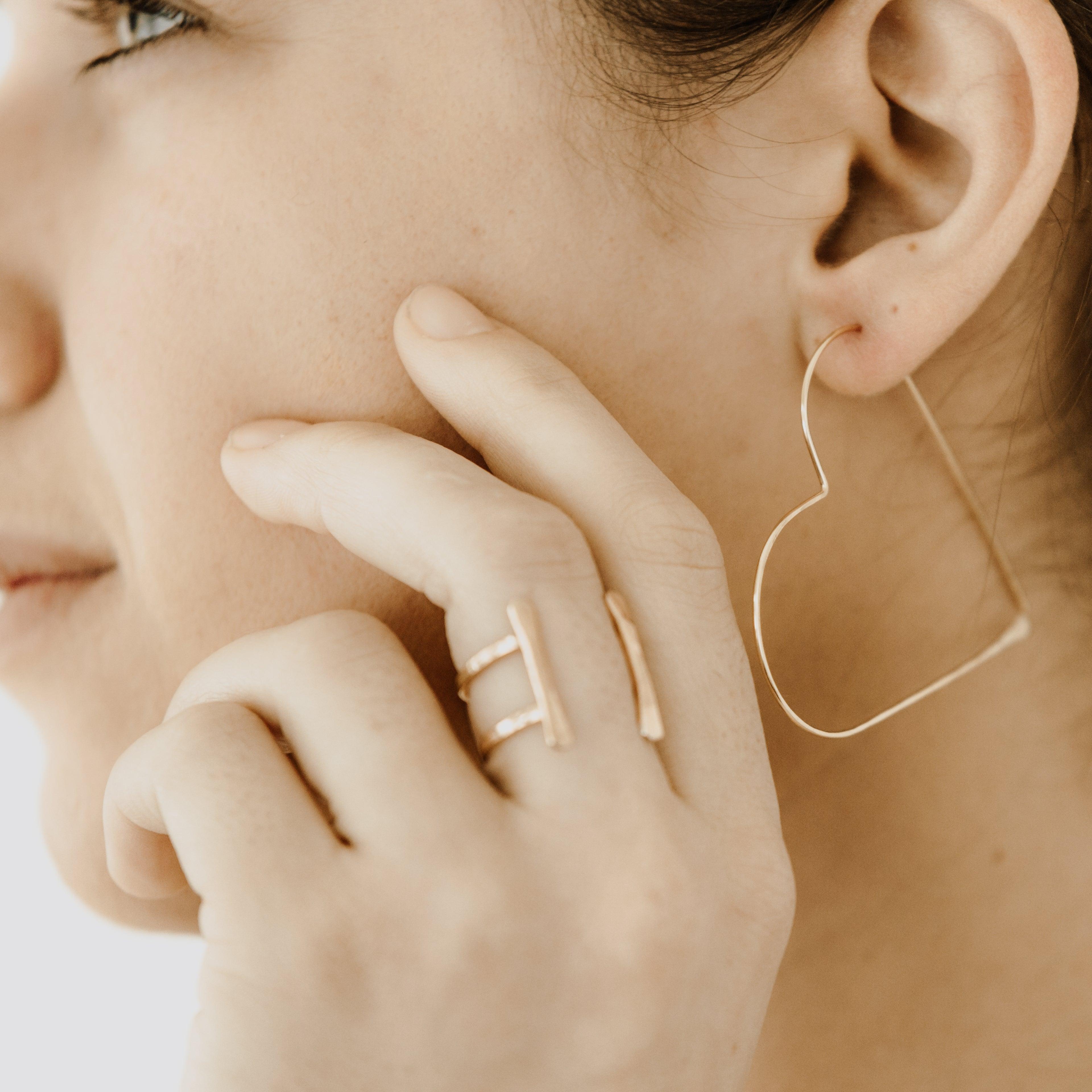 Lucky Heart Earrings - Nashelle