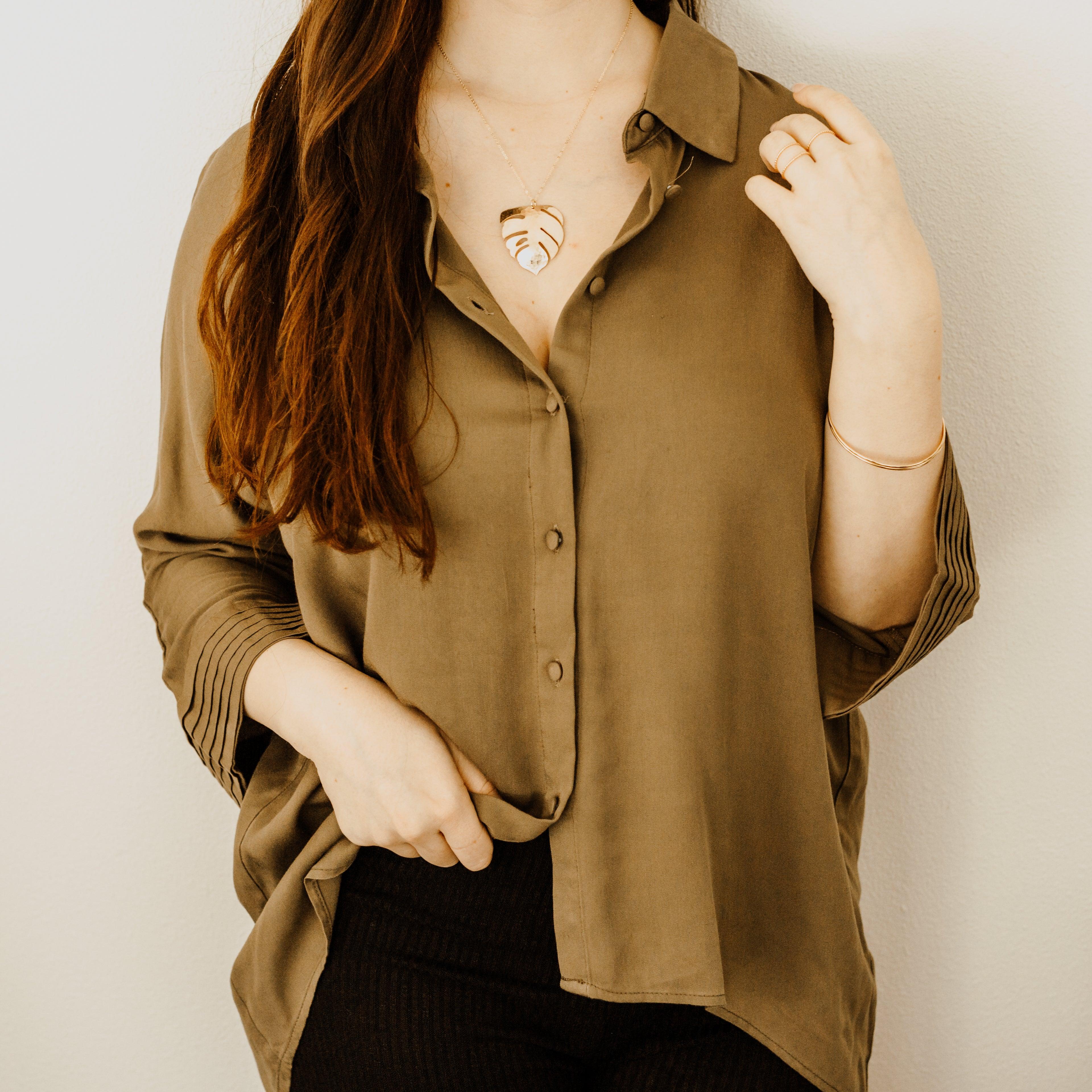 Boho Fern Necklace - Nashelle