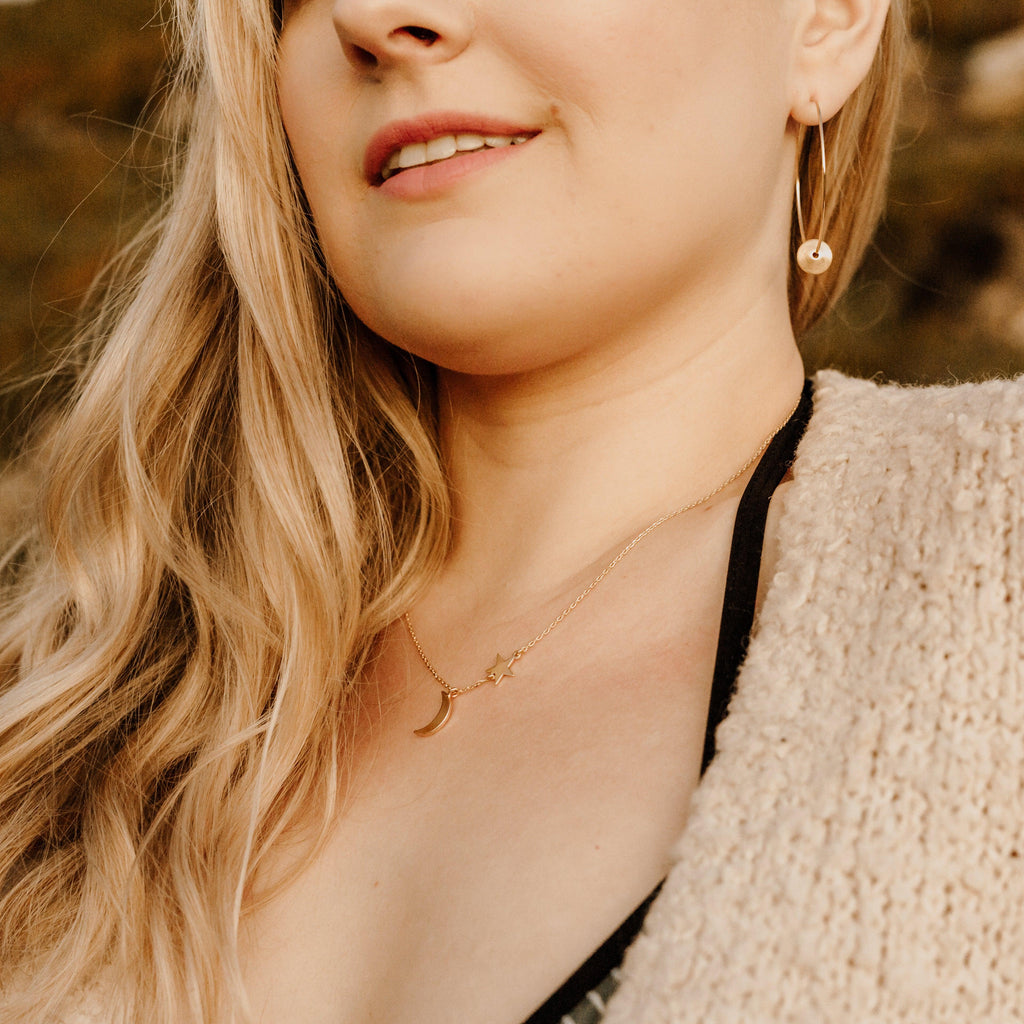 HARLOW Bead Hoop Earring - Nashelle