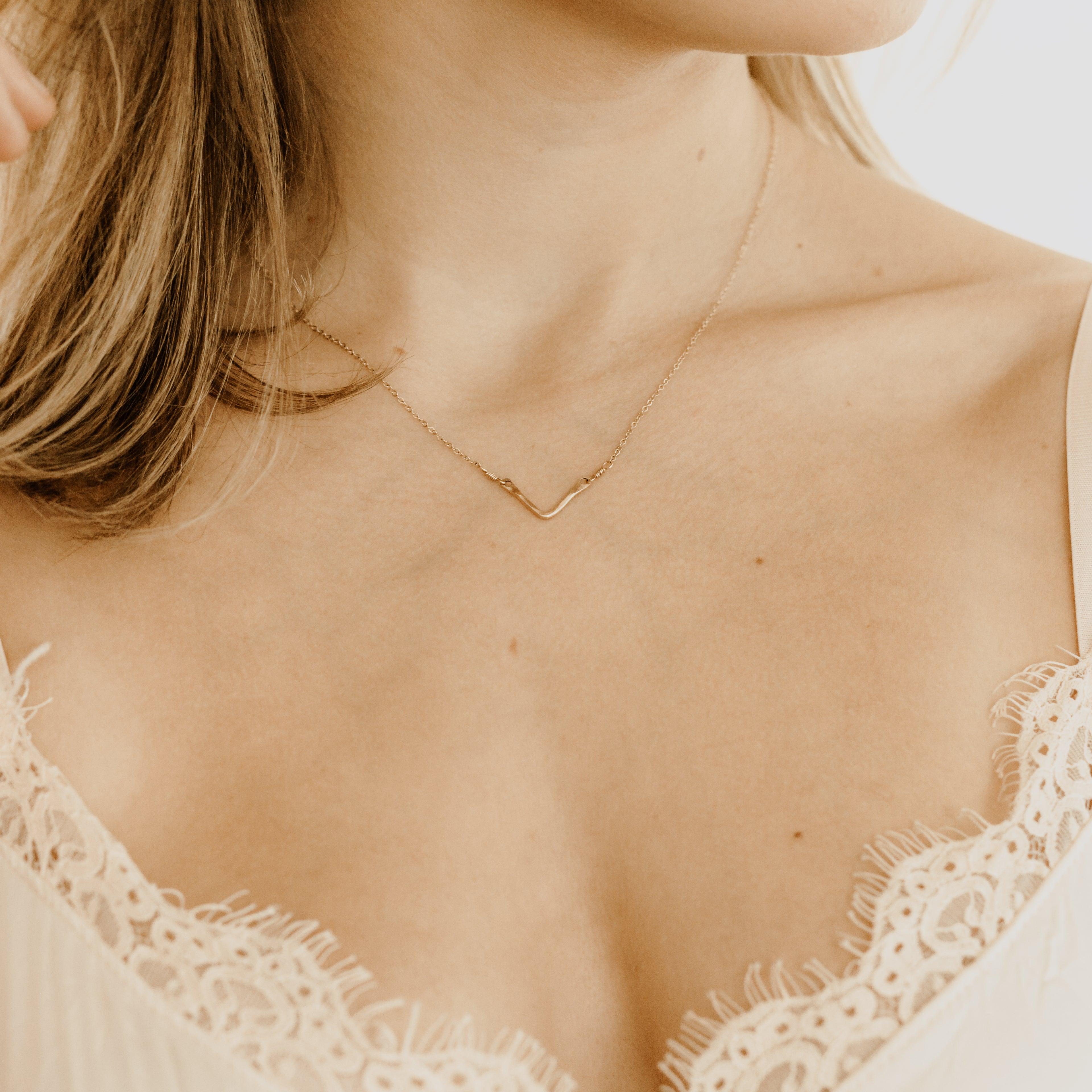 Chevron Necklace - Nashelle