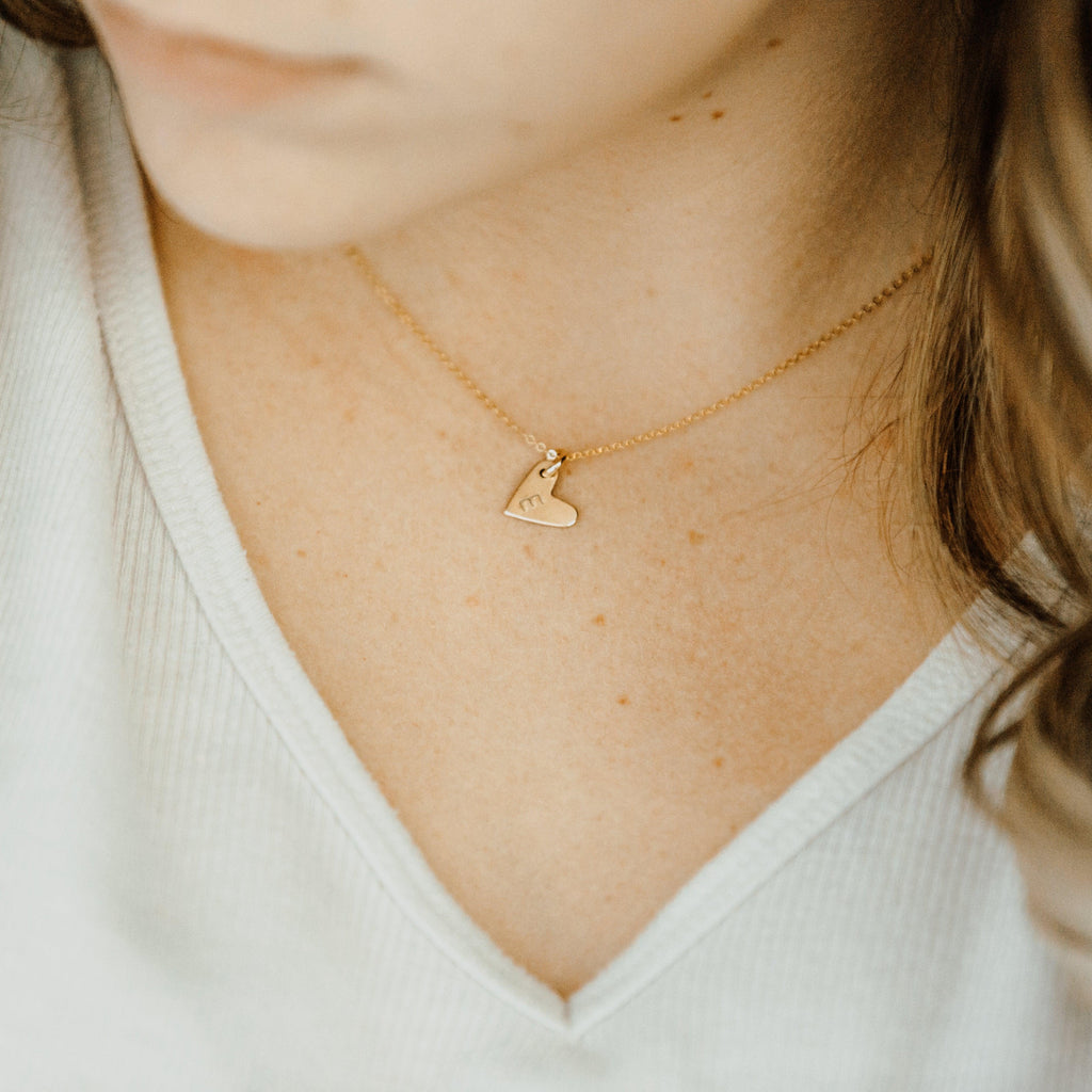 Heart Charm Necklace - Nashelle