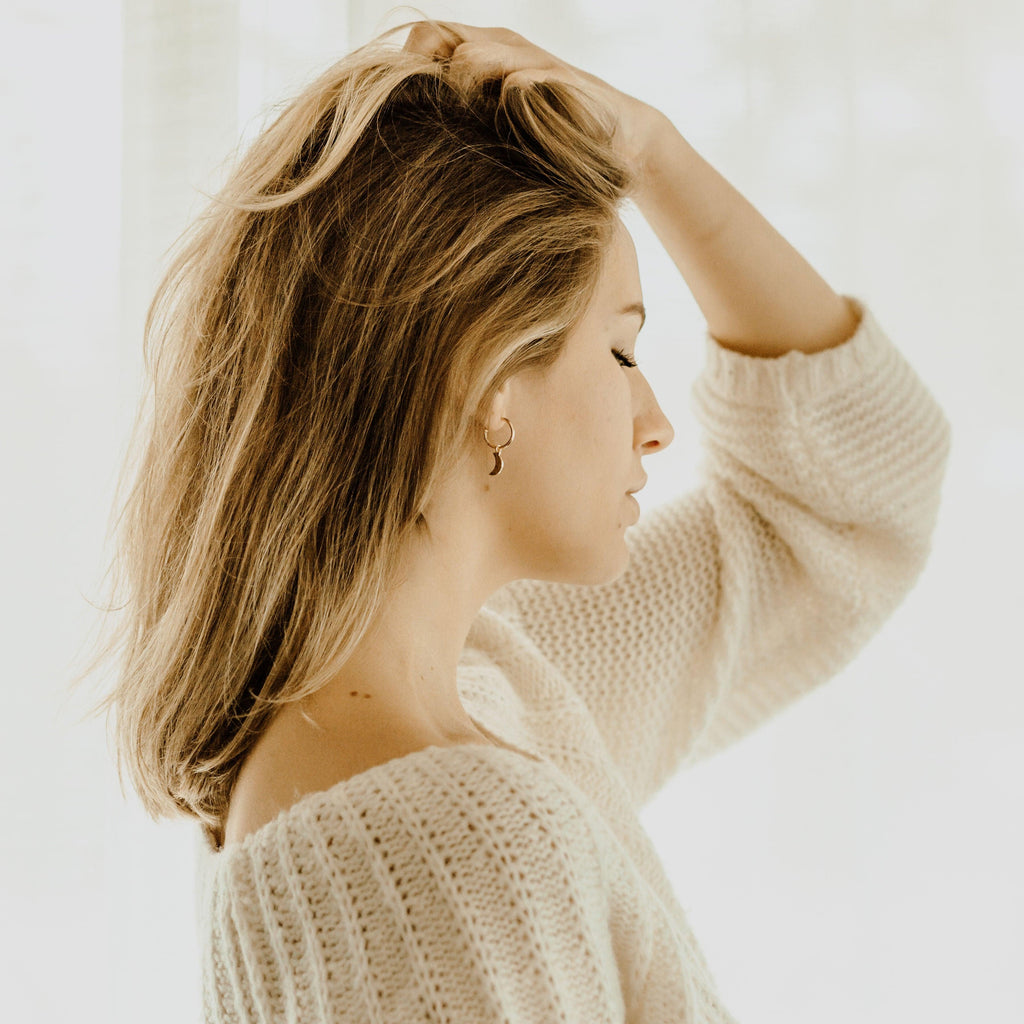 HARLOW Drop Moon Earrings - Nashelle