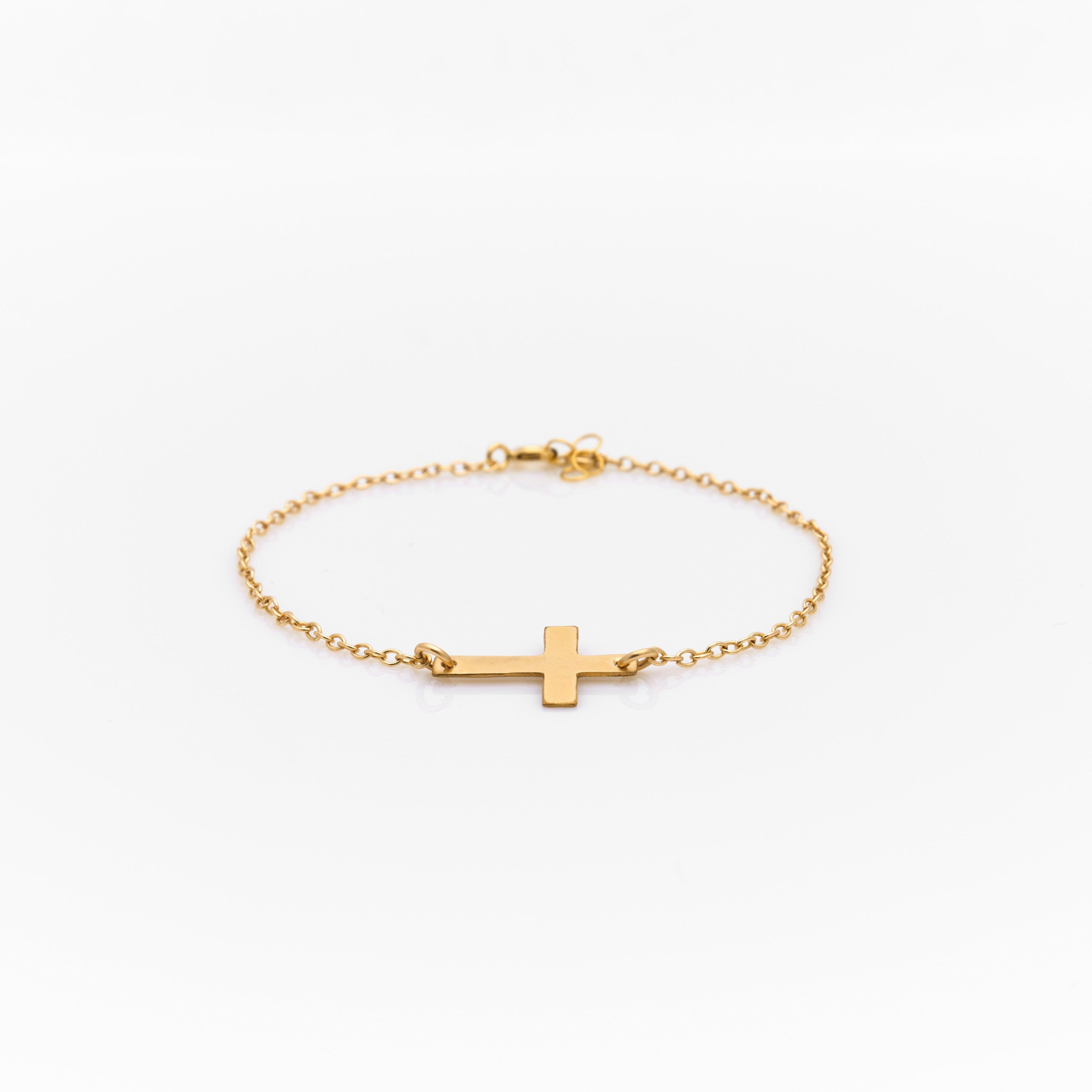 Cross Charm Bracelet - Nashelle