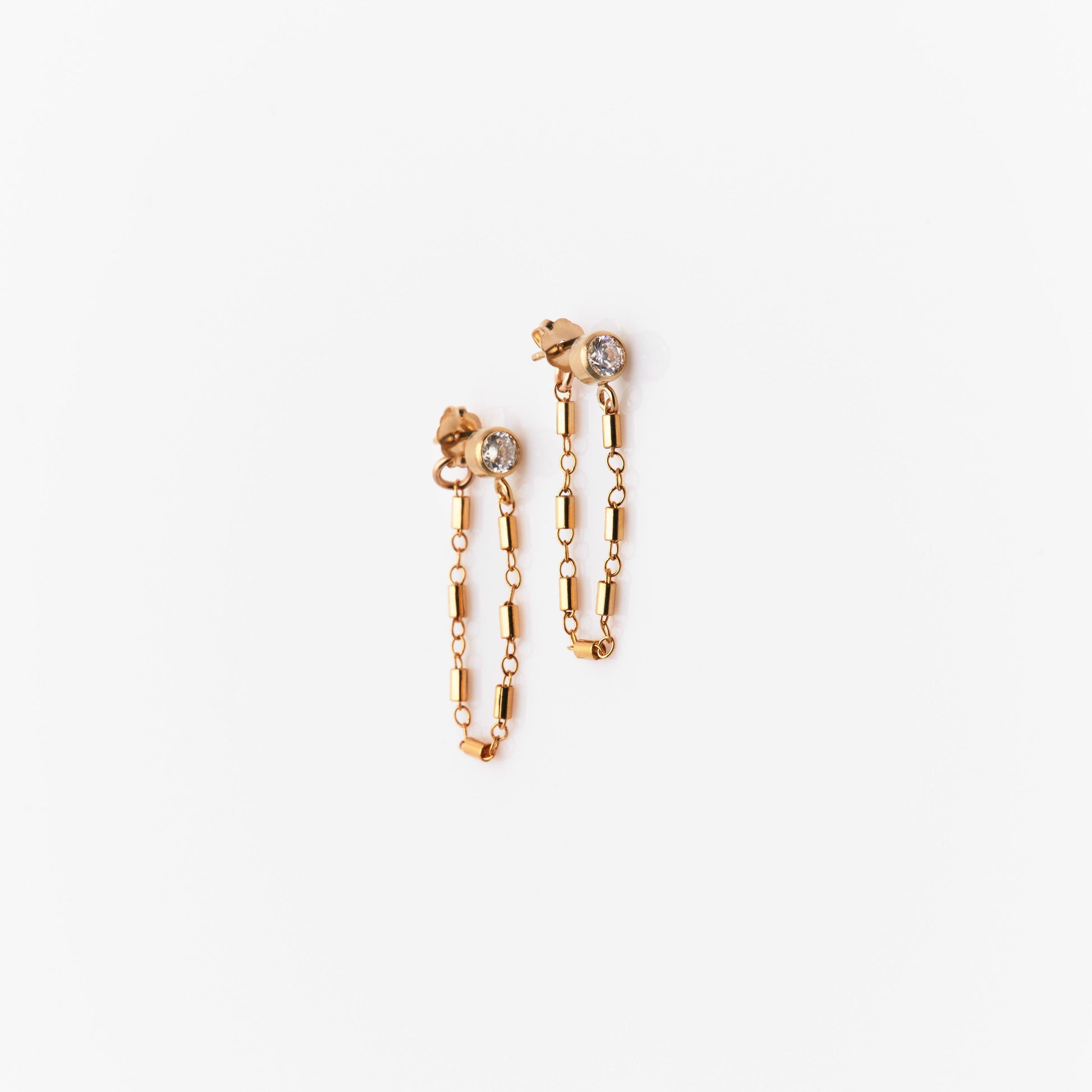 Tube Drop Wrap Earrings - Nashelle
