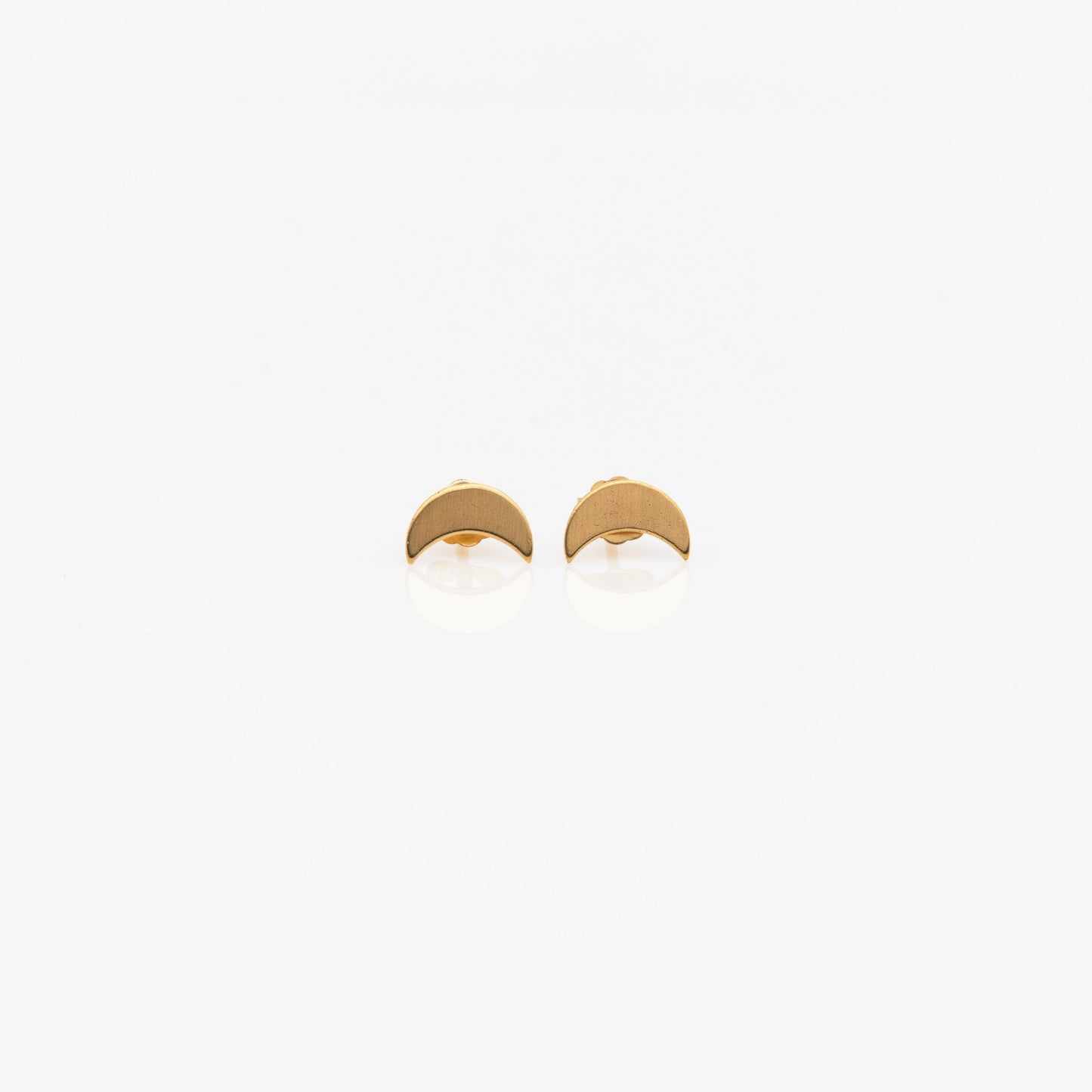 Moon Stud Earrings - Nashelle