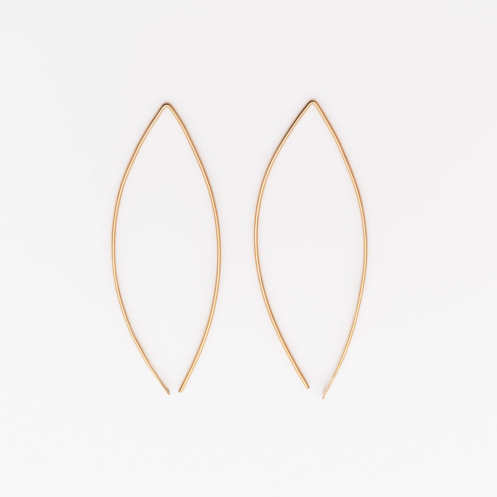 Arc Slide Thru Earrings - Nashelle