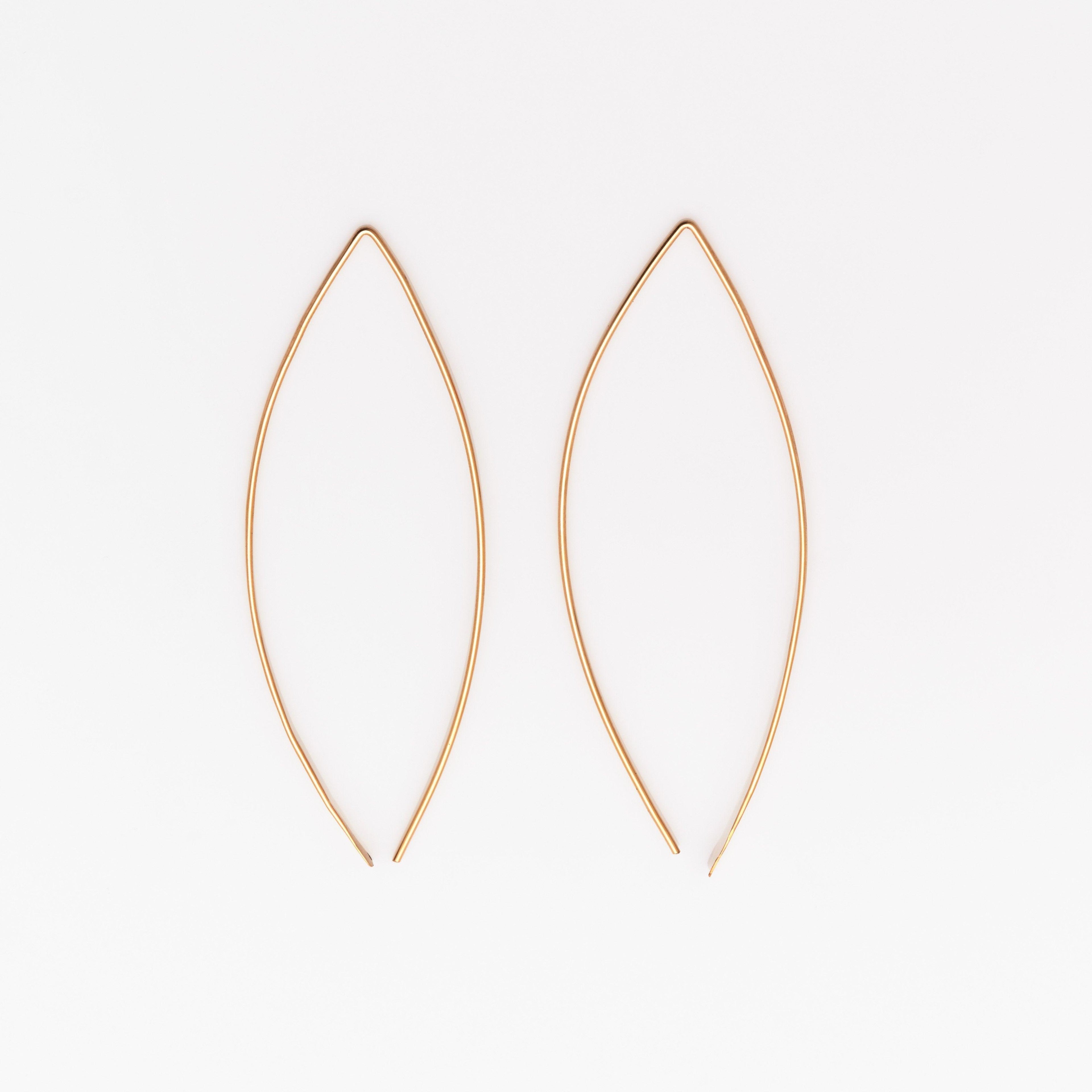 Arc Slide Thru Earrings - Nashelle