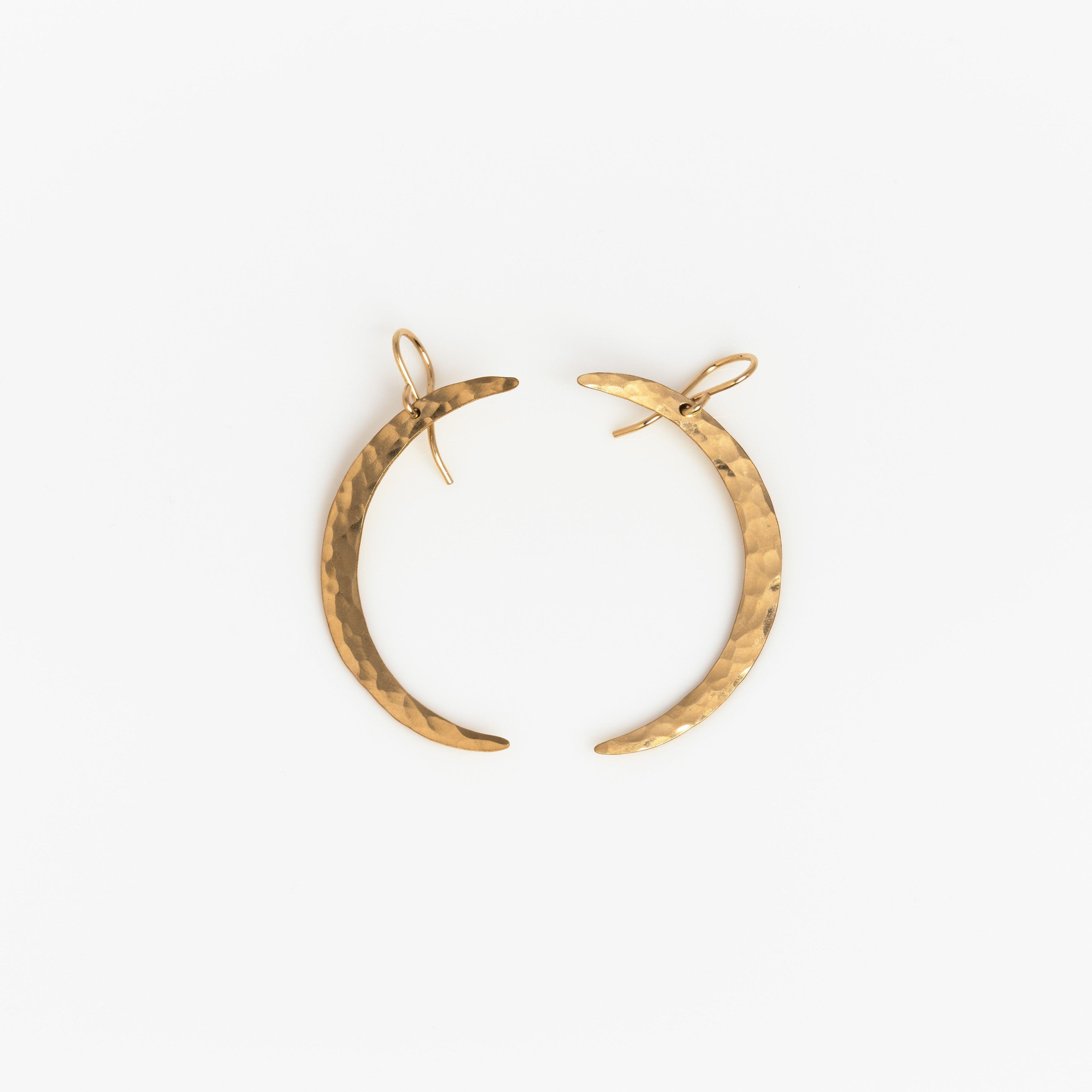 Crescent Moon Earrings - Nashelle