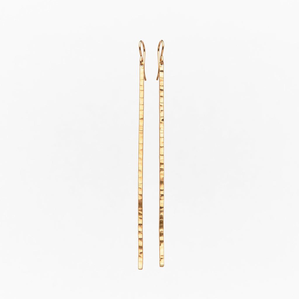Hammered Stick Earrings - Nashelle