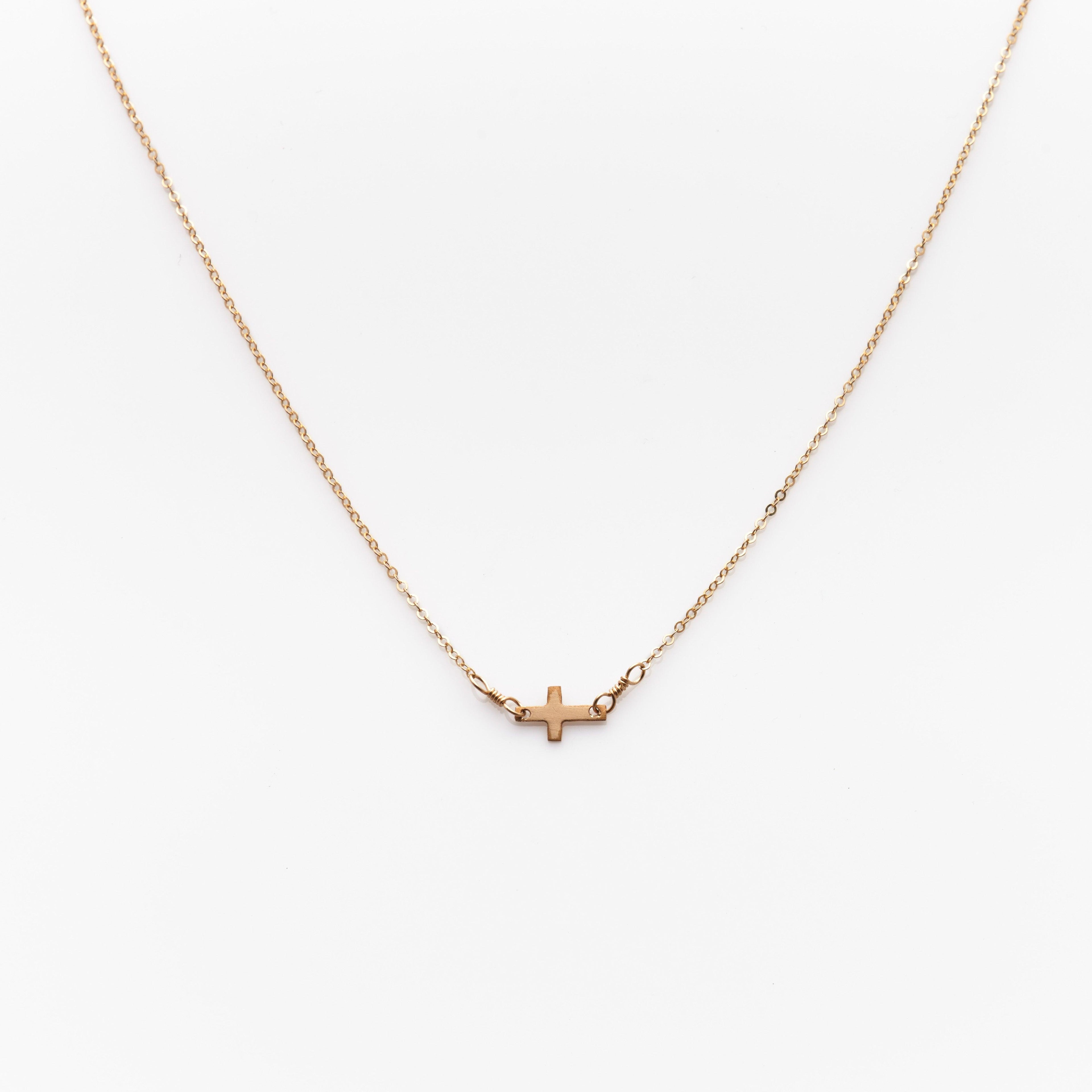 Mini Side Cross Choker - Nashelle