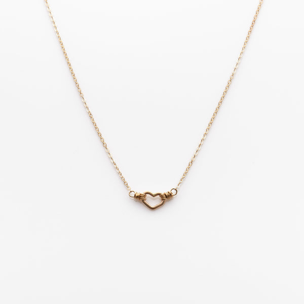Mini Float Heart Necklace - Nashelle