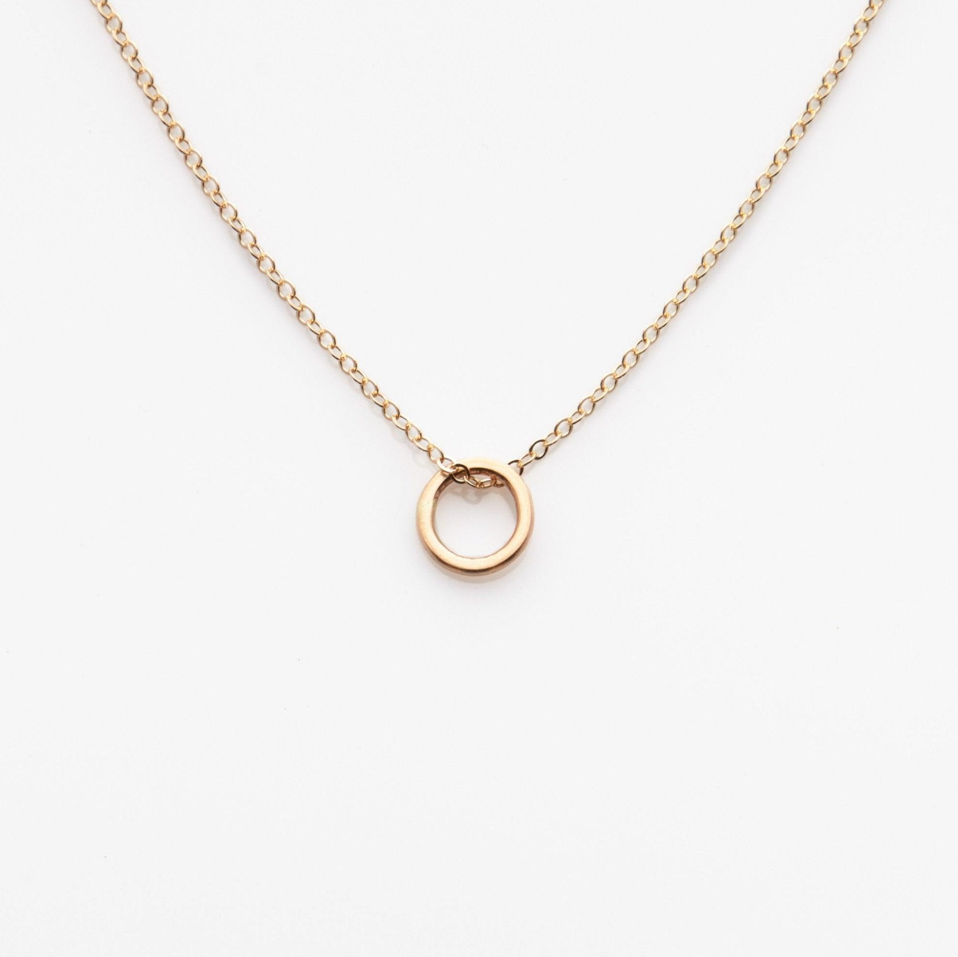 Mini Circle Necklace - Nashelle