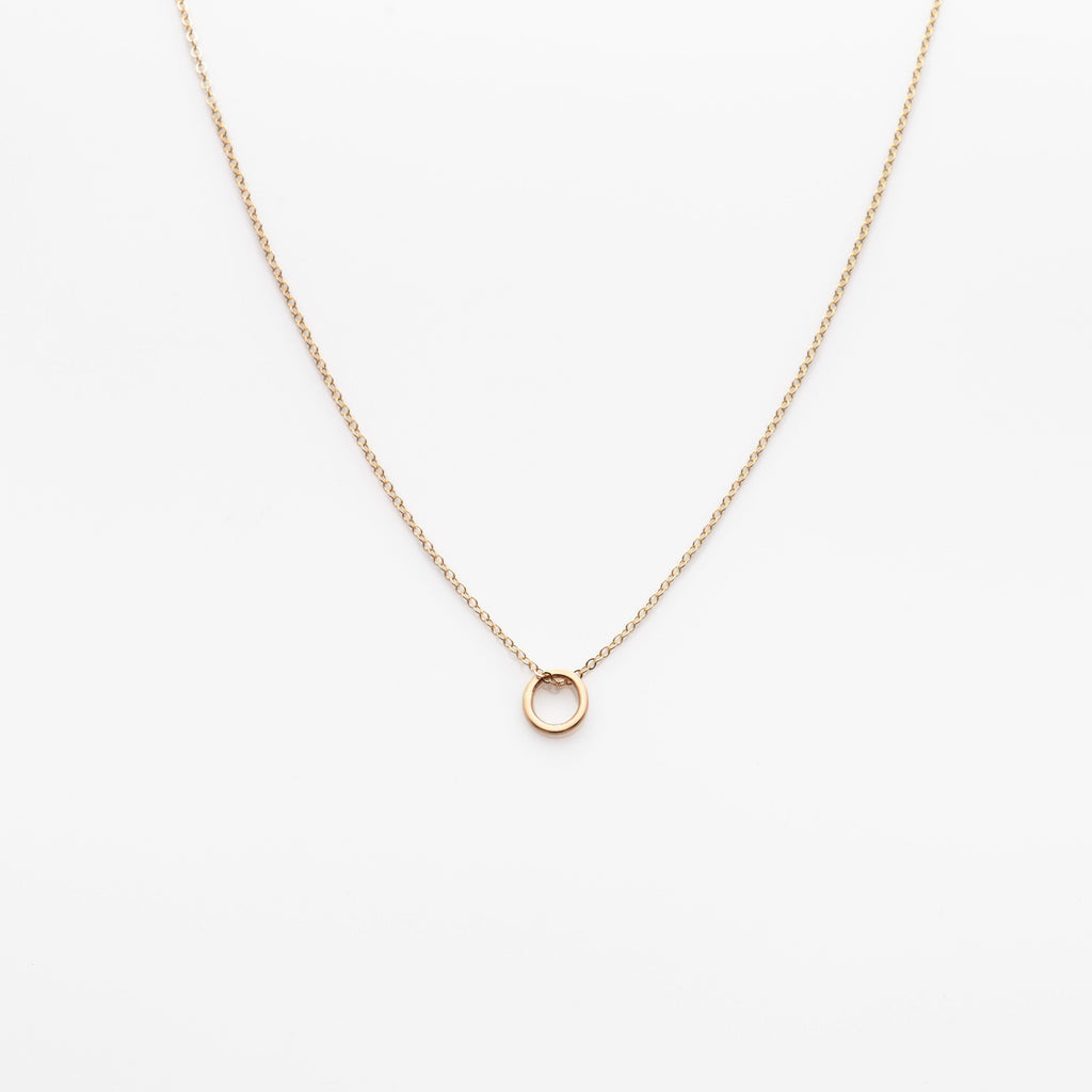 Mini Circle Necklace - Nashelle