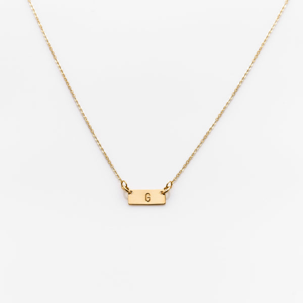 Tiny Bar Necklace