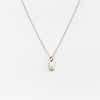 Initial Bar Charm Necklace - Nashelle