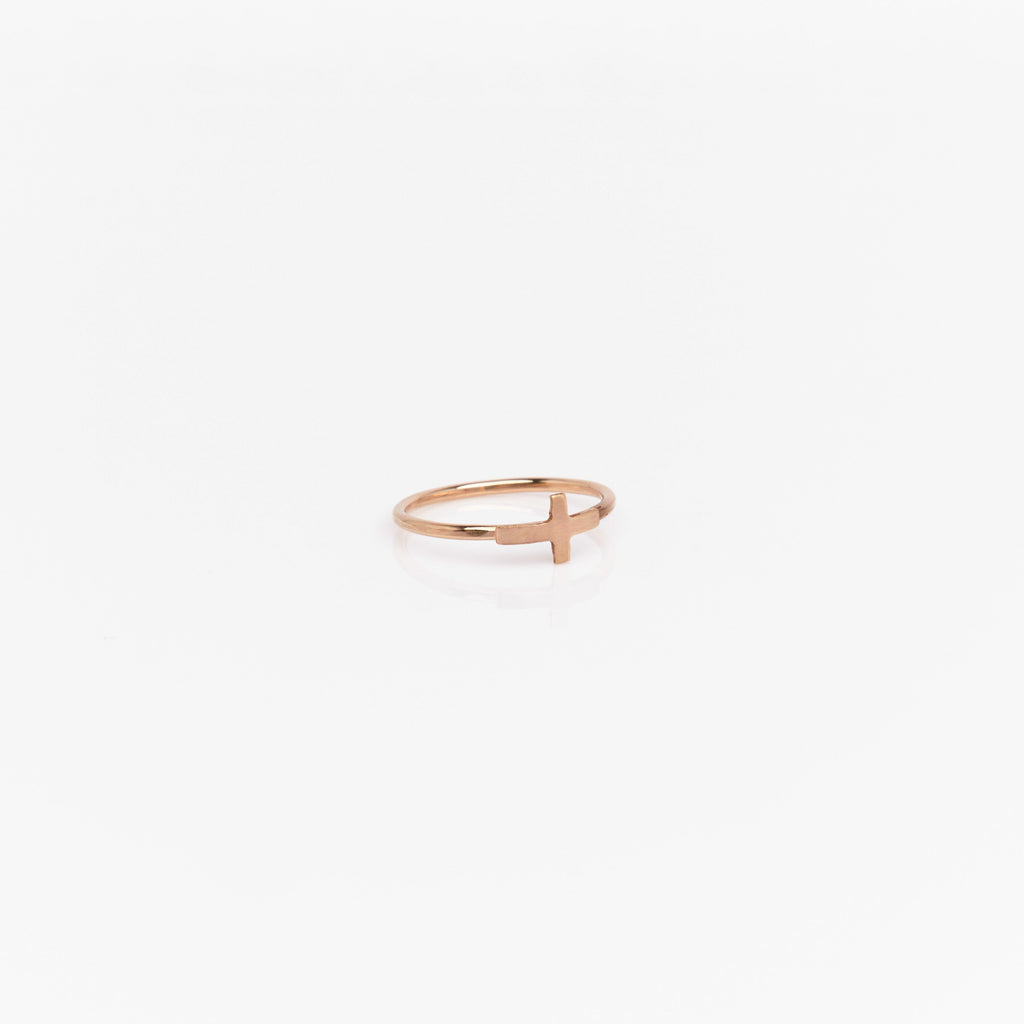 Cross Charm Ring - Nashelle