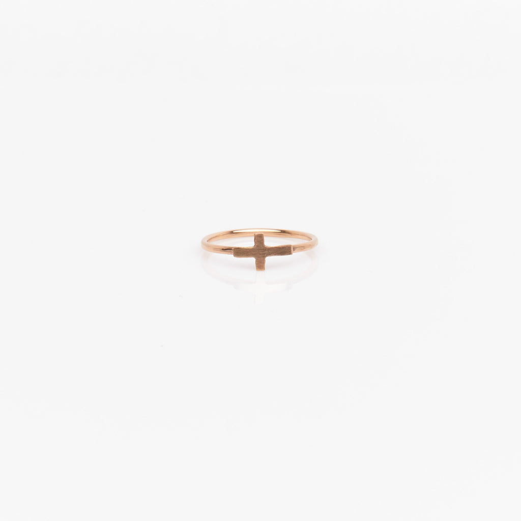 Cross Charm Ring - Nashelle