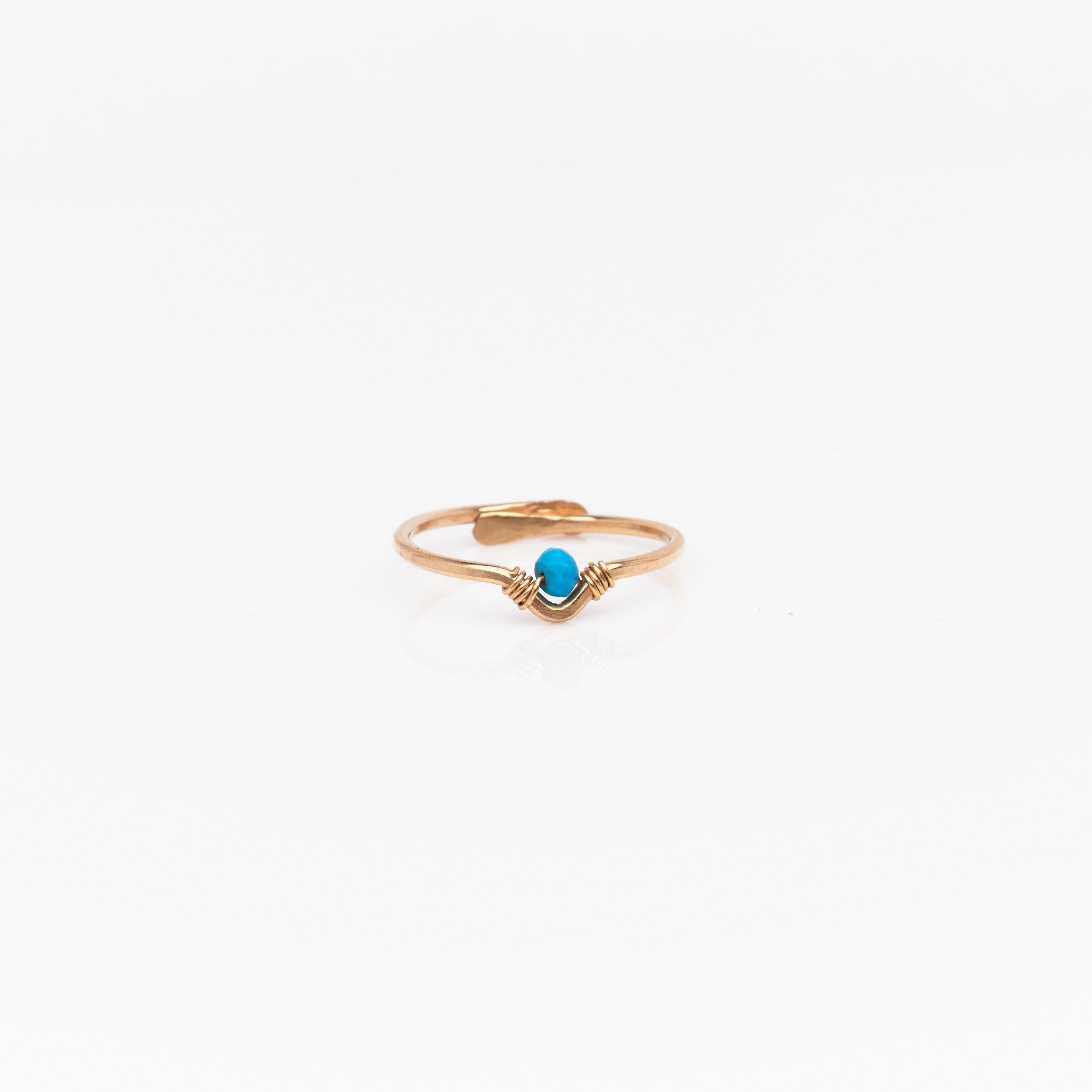 Stone Triangle Ring - Nashelle