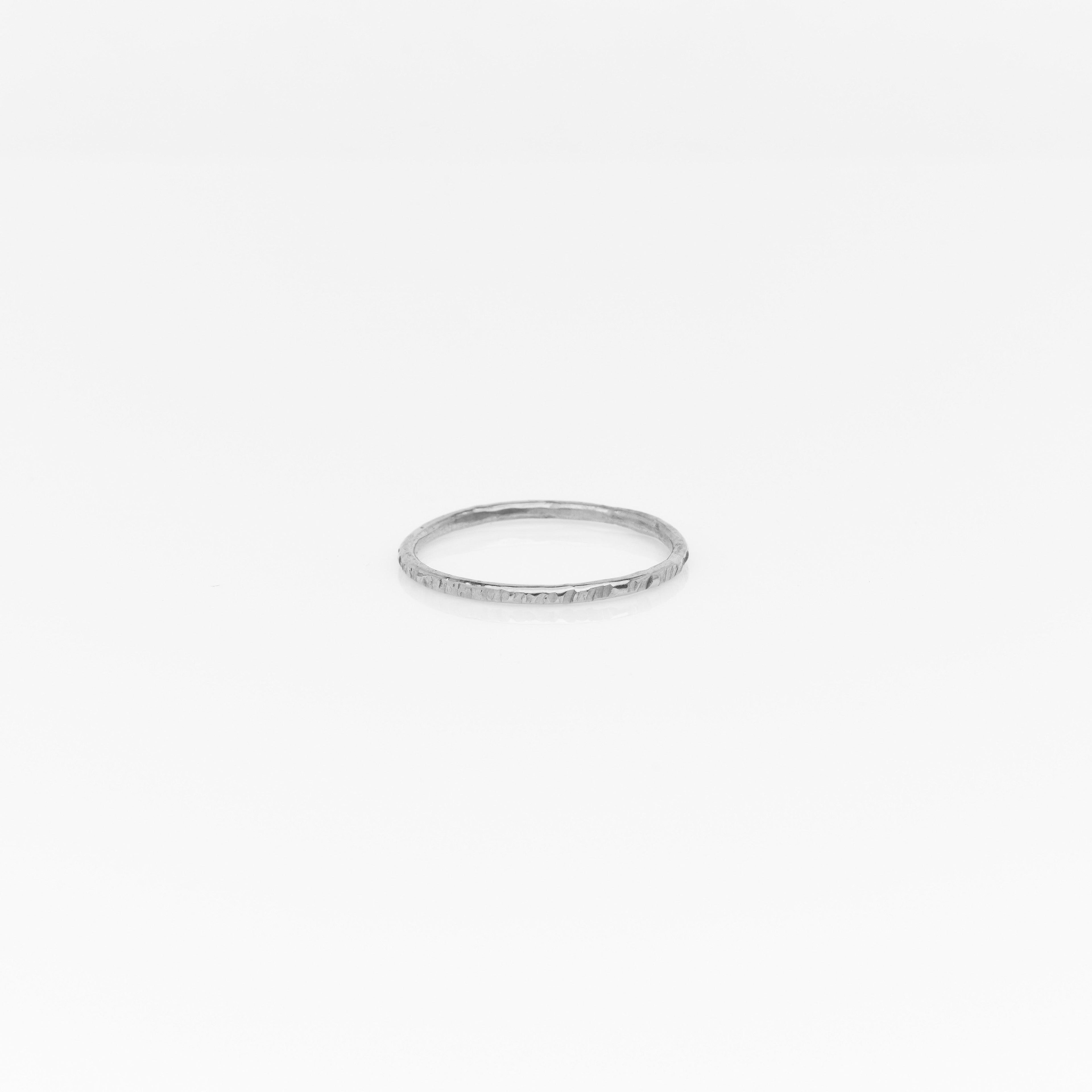Thin Textured Ring - Nashelle