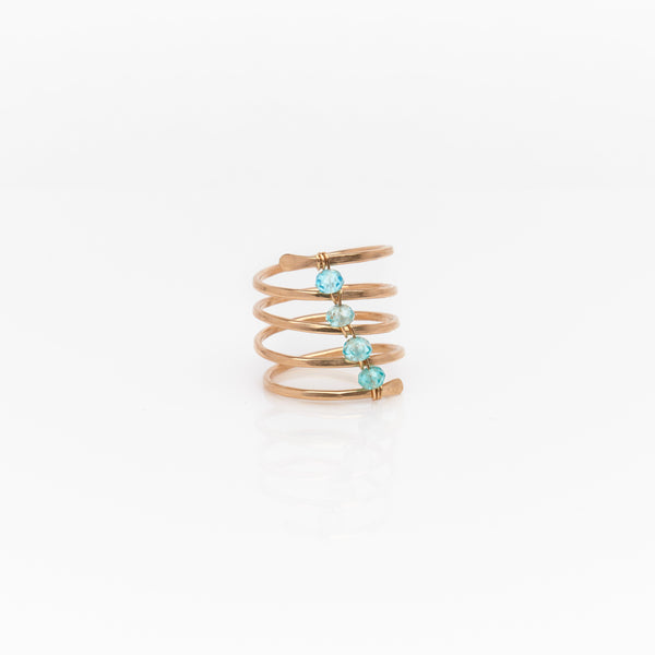 coil stone ring by nashelle