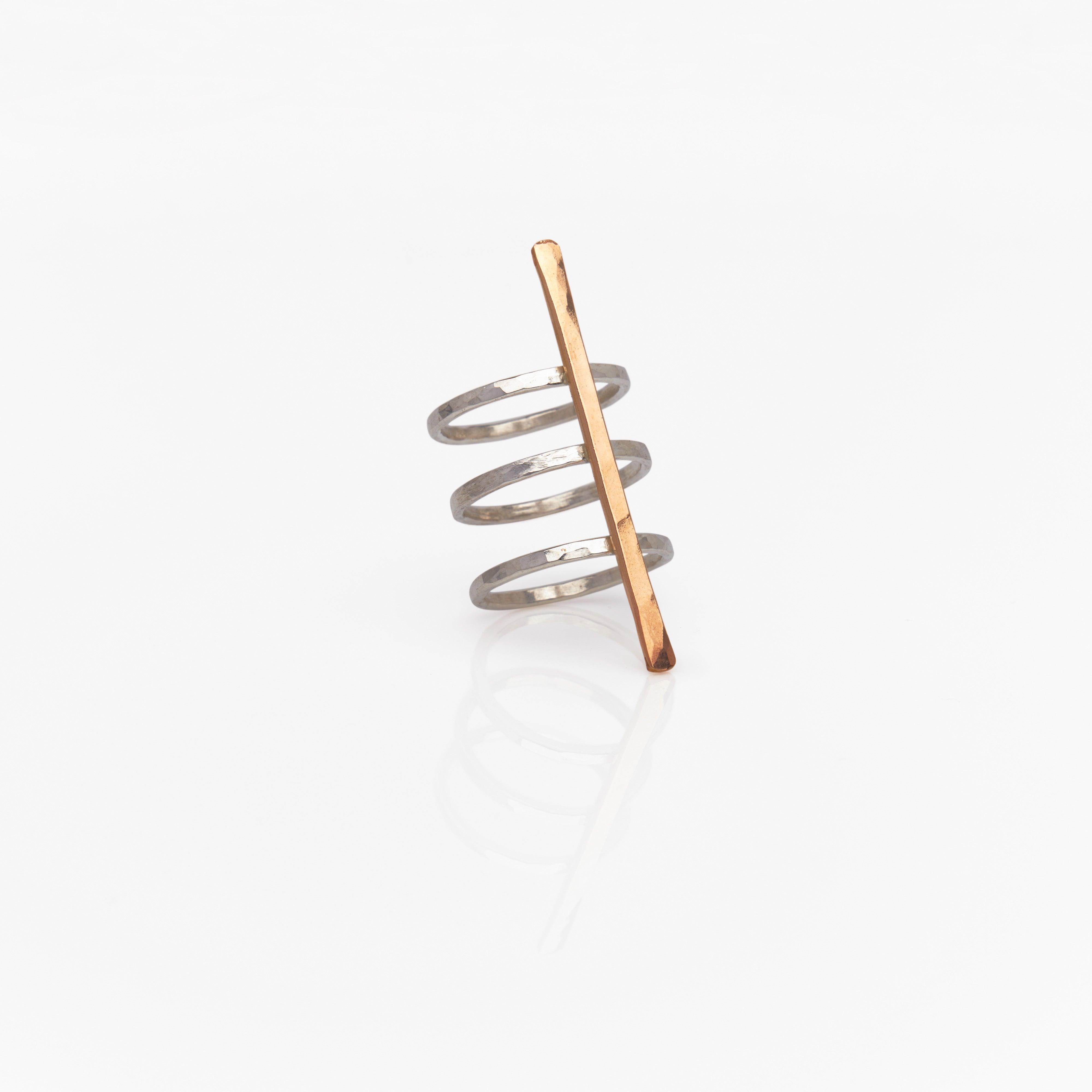 Ladder Guide Rings Ladder Ring | Handmade Gold Jewelry