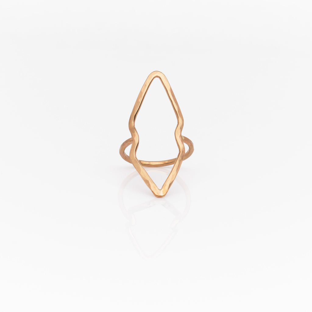 Double Edge Arrow Ring - Nashelle