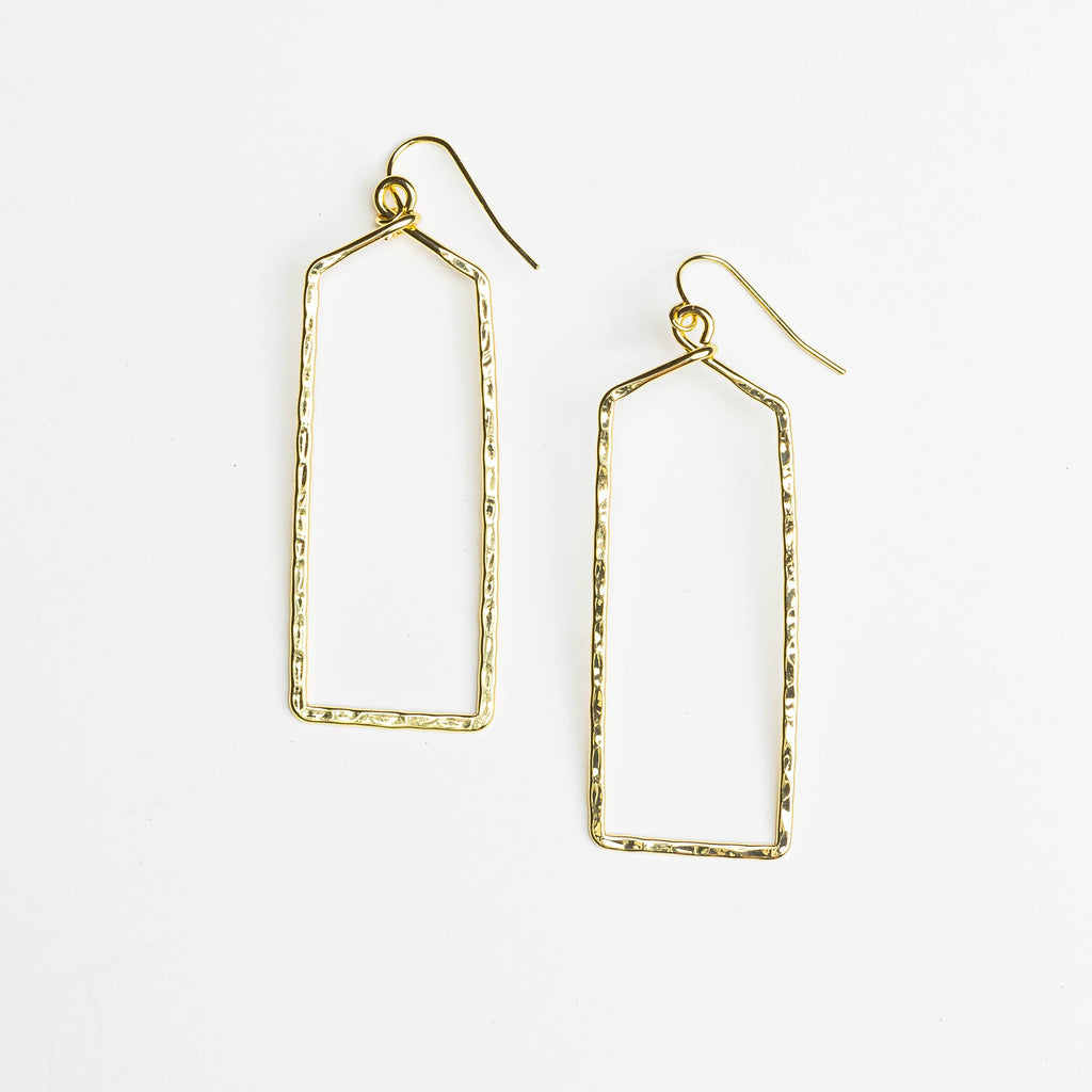 HARLOW Rectangle Drop Earrings - Nashelle