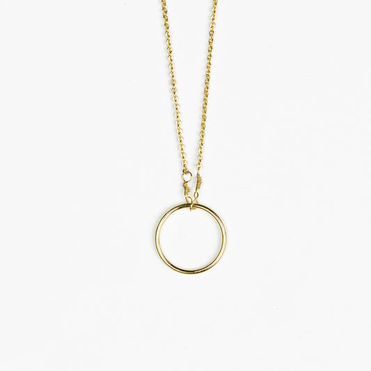 HARLOW Lucky Mini Circle Necklace - Nashelle