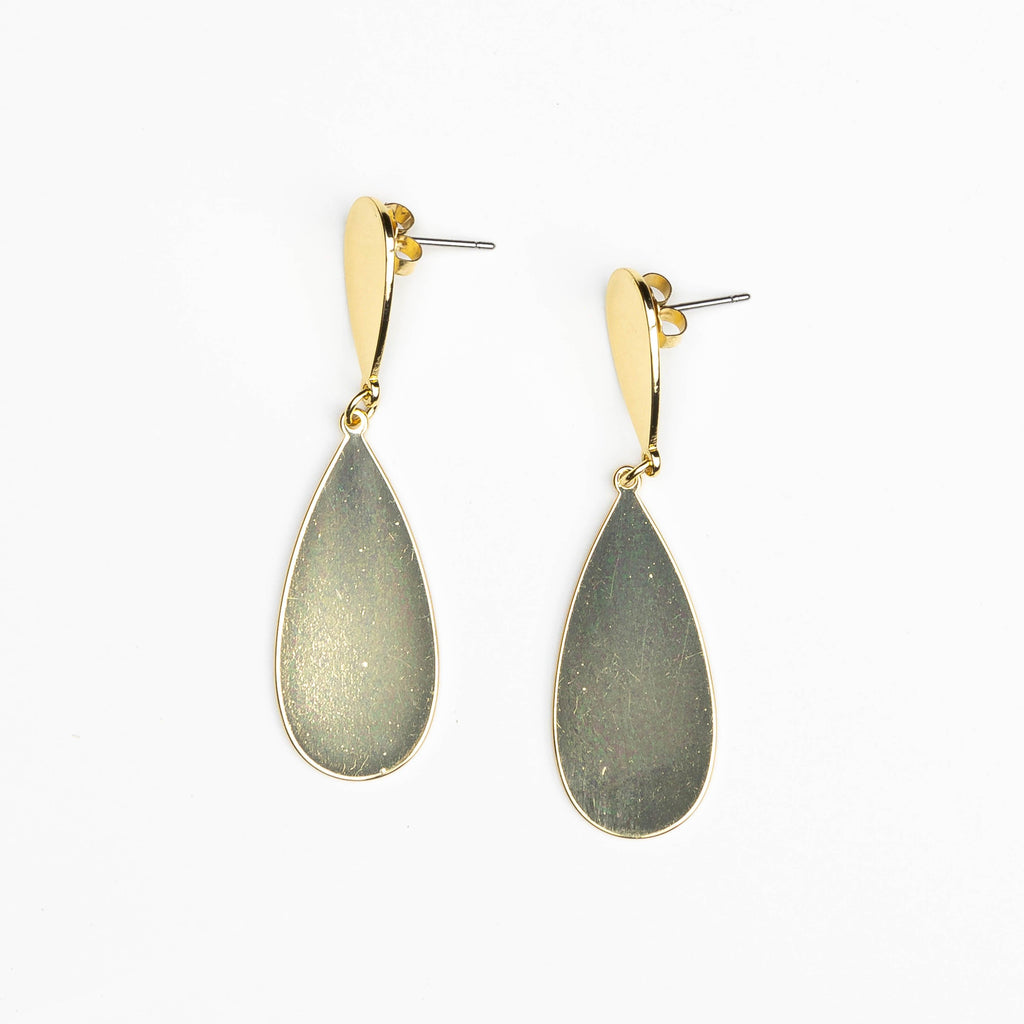 HARLOW Teardrop Post Earrings - Nashelle