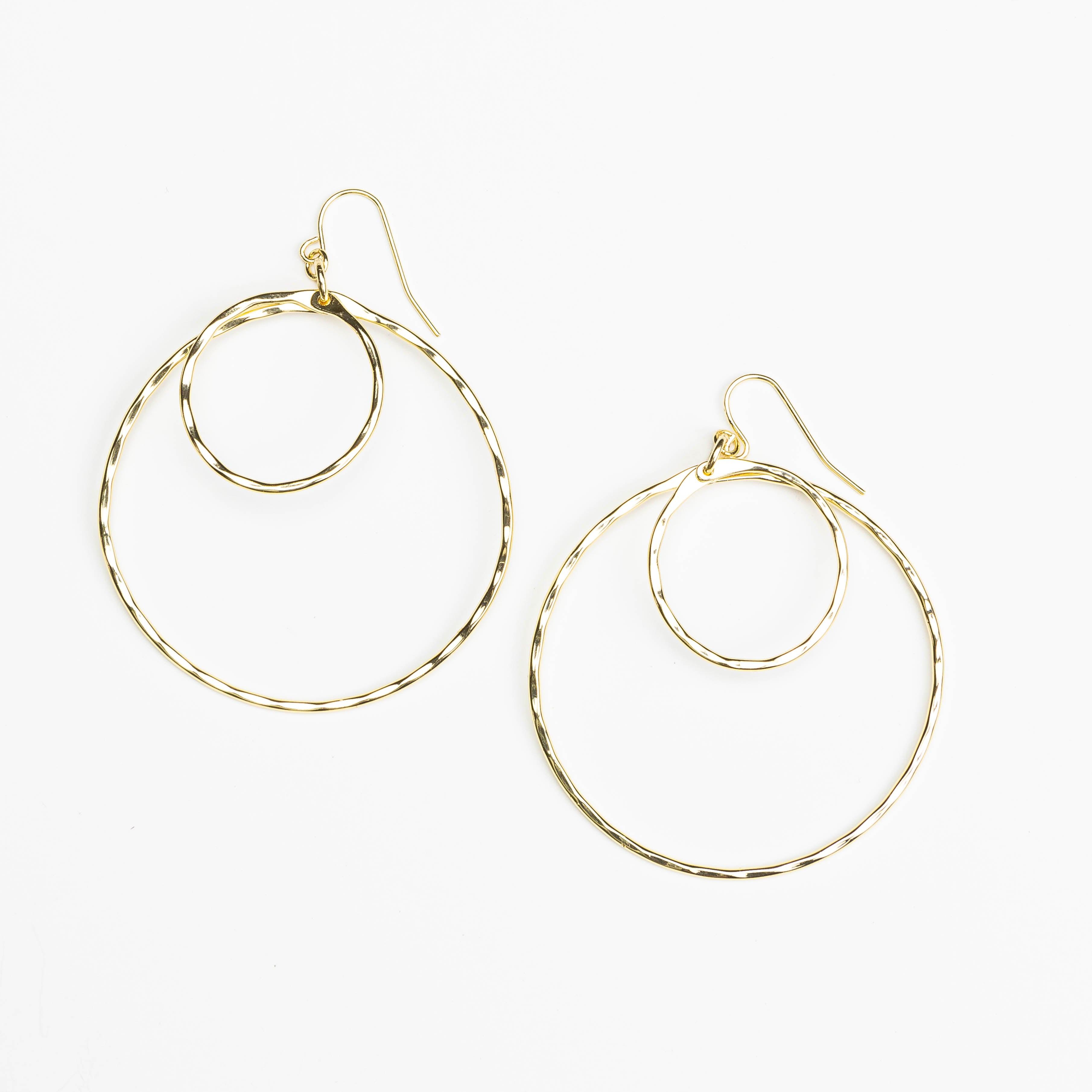 HARLOW Double Hoop Earrings - Nashelle