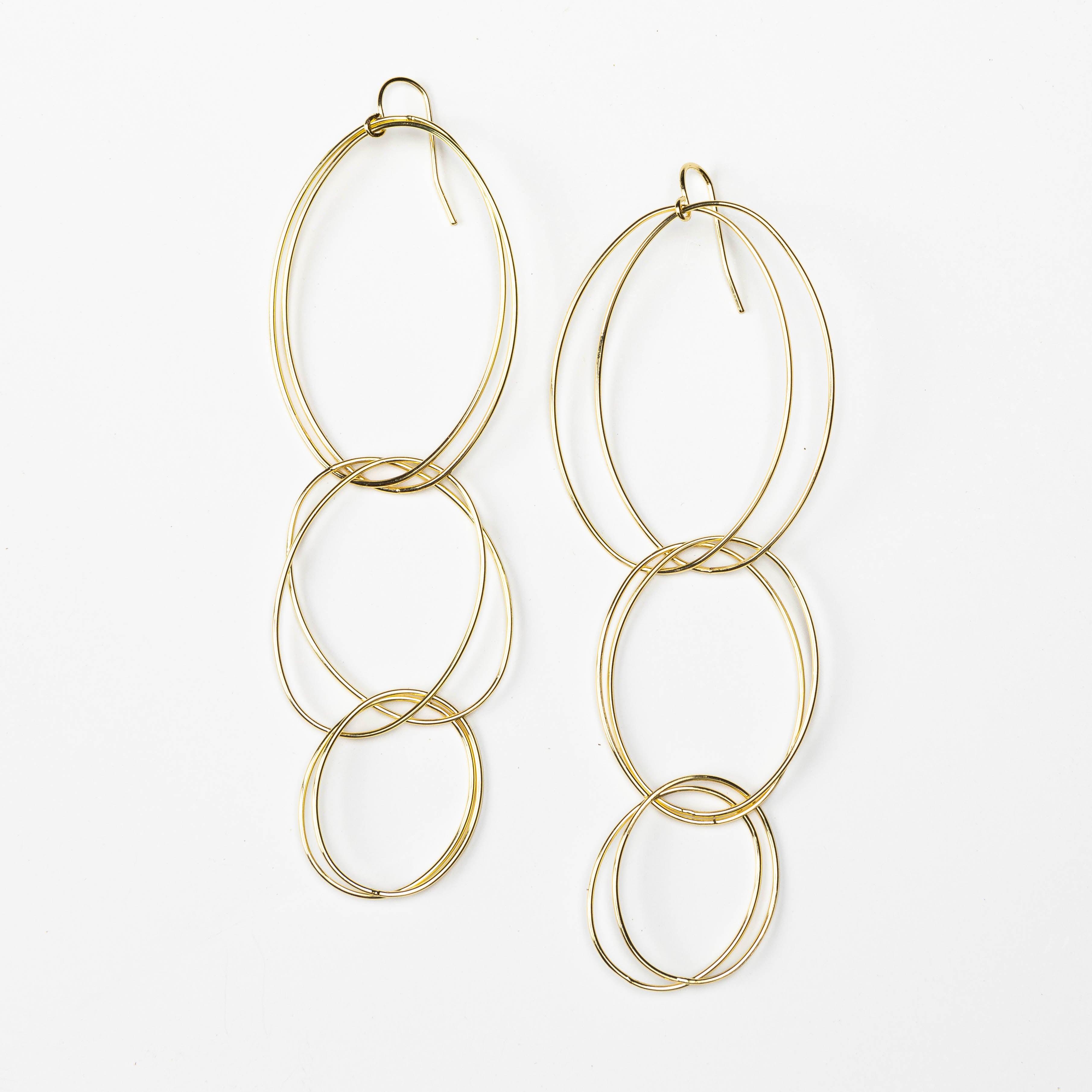 HARLOW Double Trifecta Earrings - Nashelle