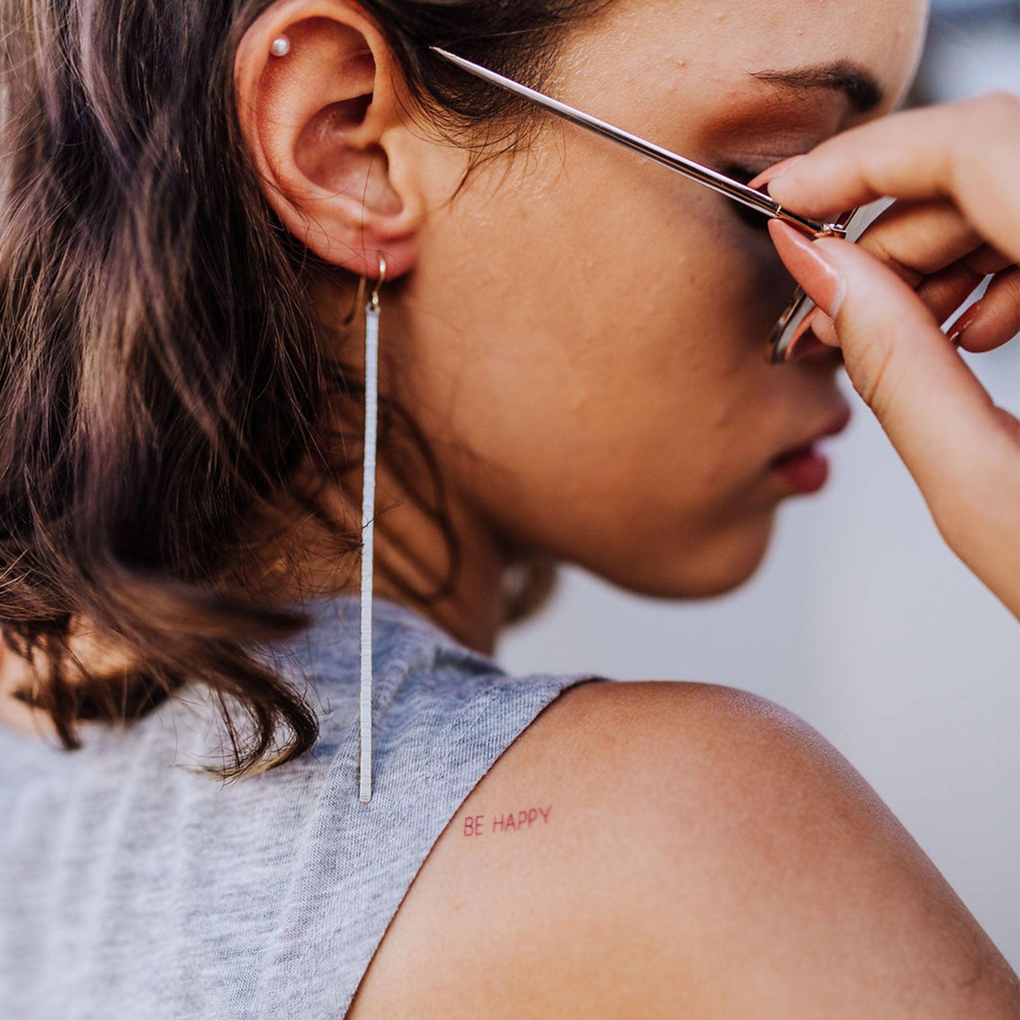 Hammered Stick Earrings - Nashelle